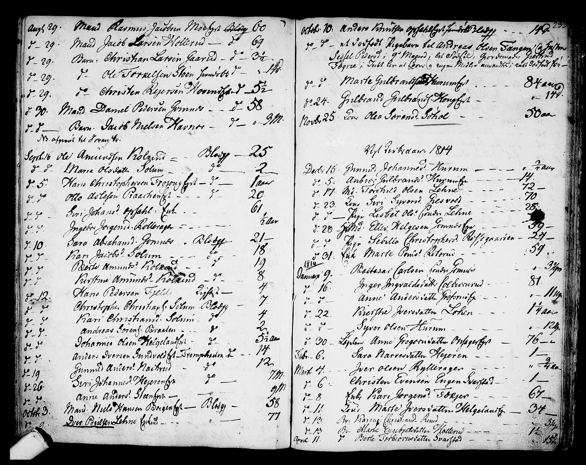 Hole kirkebøker, SAKO/A-228/F/Fa/L0002: Parish register (official) no. I 2, 1766-1814, p. 233