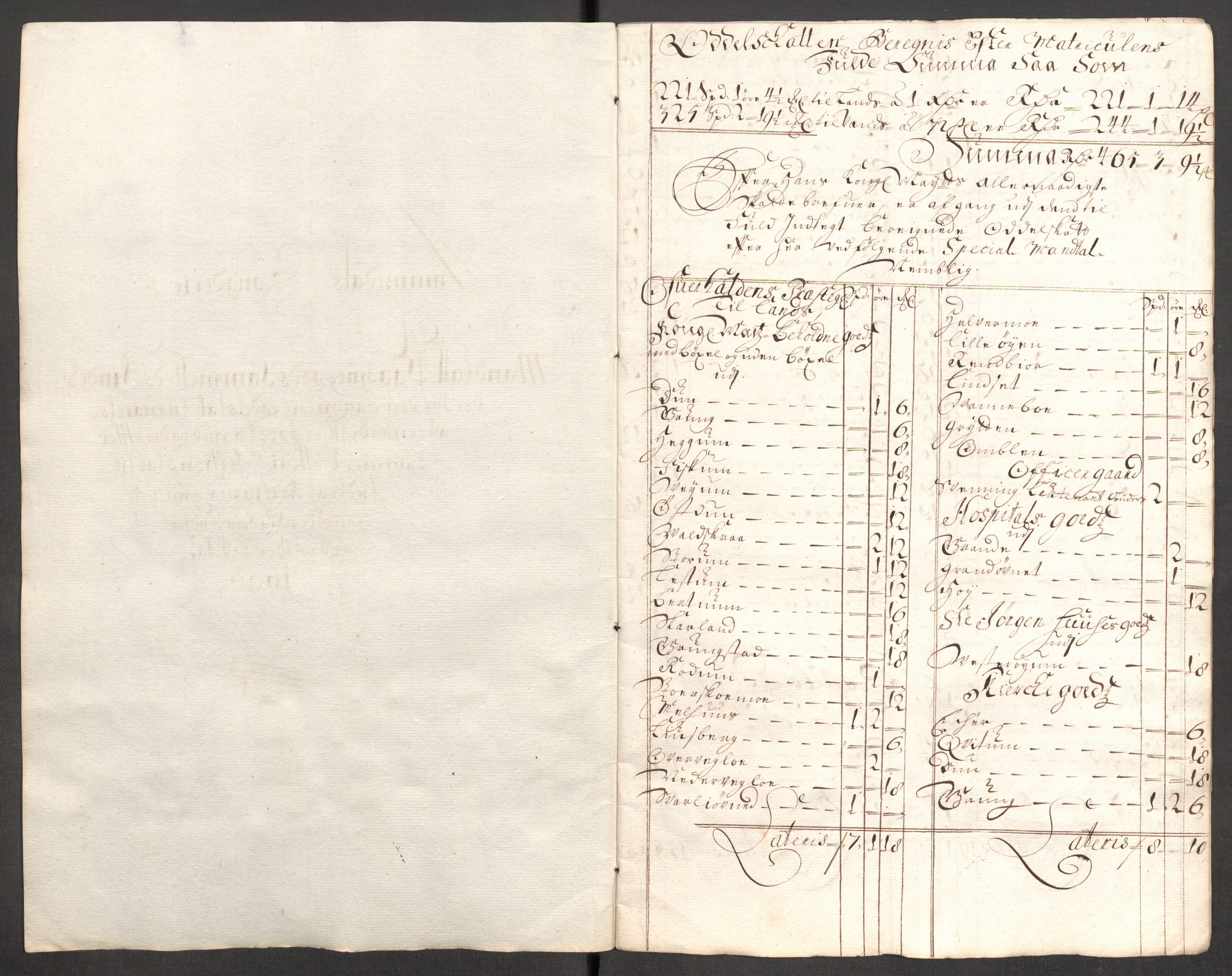 Rentekammeret inntil 1814, Reviderte regnskaper, Fogderegnskap, RA/EA-4092/R64/L4426: Fogderegnskap Namdal, 1699-1700, p. 201