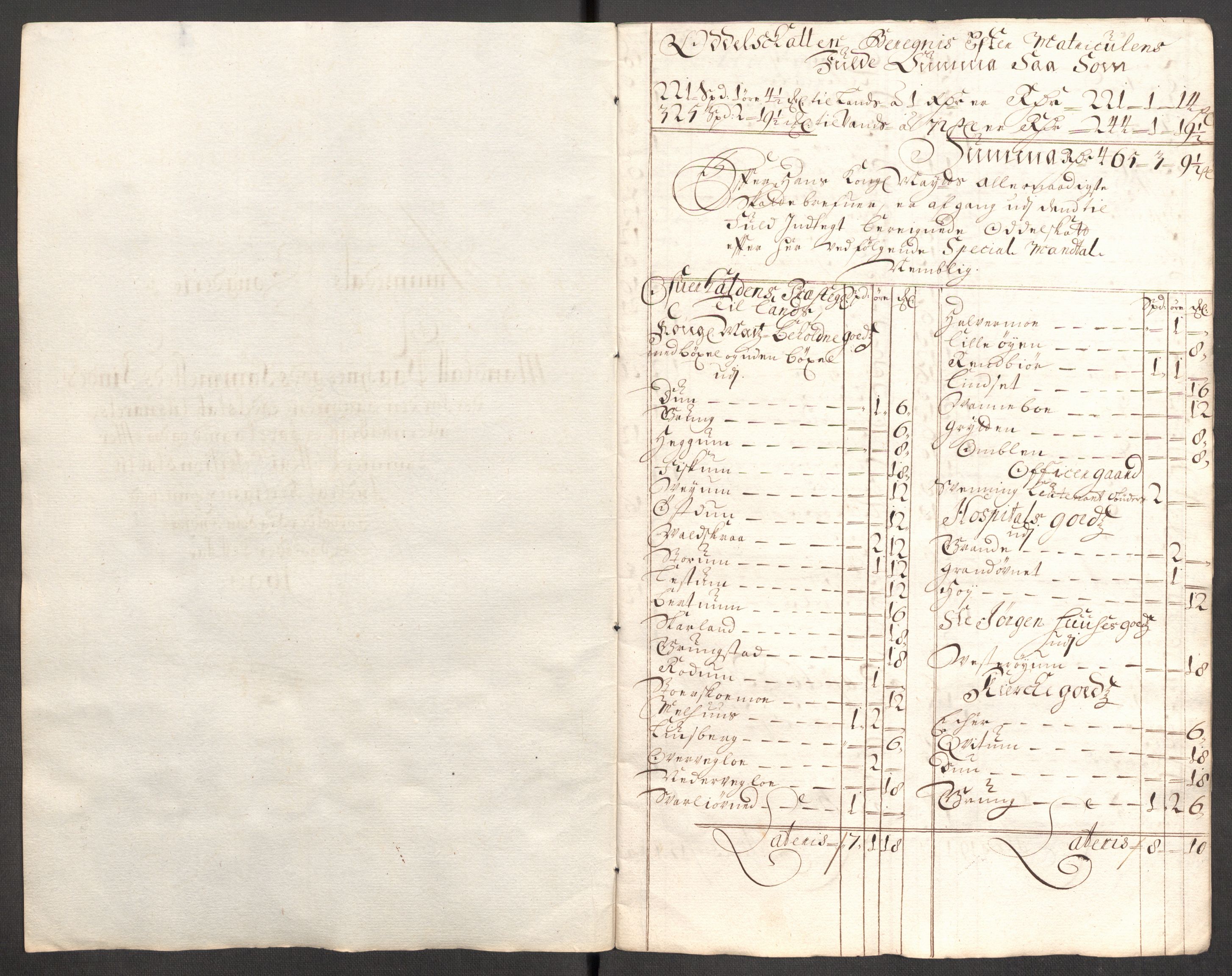 Rentekammeret inntil 1814, Reviderte regnskaper, Fogderegnskap, AV/RA-EA-4092/R64/L4426: Fogderegnskap Namdal, 1699-1700, p. 201