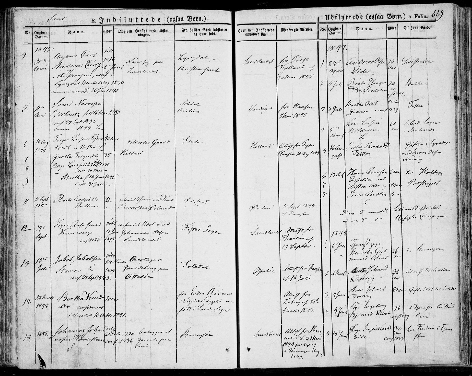 Jelsa sokneprestkontor, SAST/A-101842/01/IV: Parish register (official) no. A 6.2, 1828-1853, p. 669