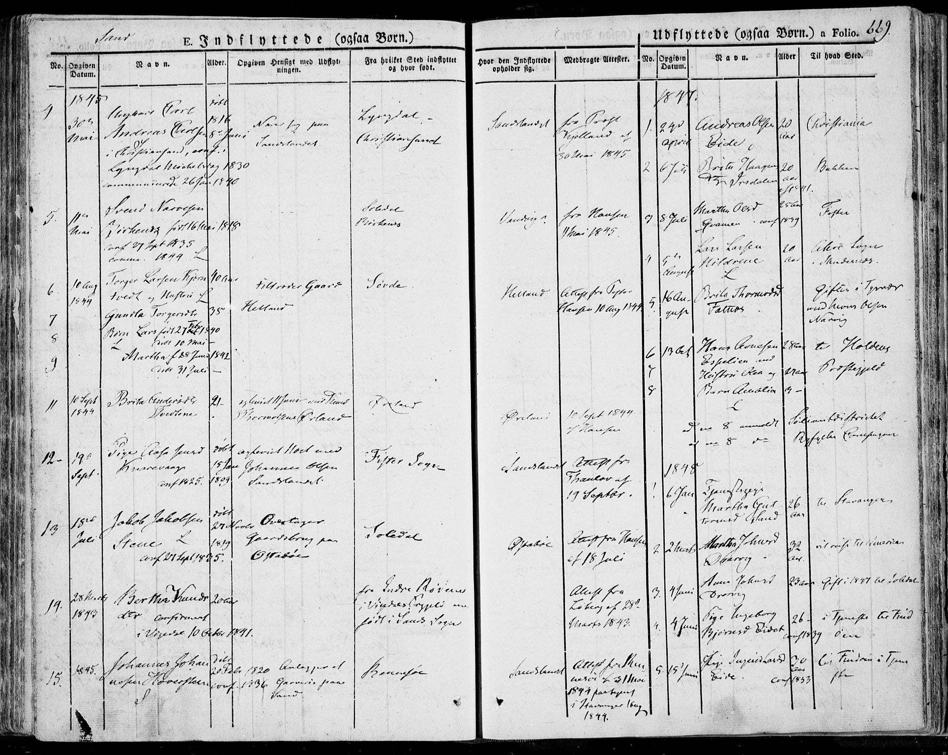 Jelsa sokneprestkontor, AV/SAST-A-101842/01/IV: Parish register (official) no. A 6.2, 1828-1853, p. 669