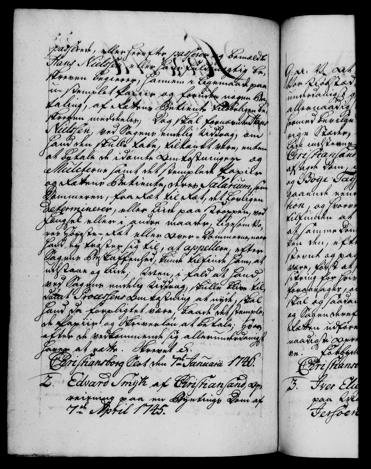 Danske Kanselli 1572-1799, AV/RA-EA-3023/F/Fc/Fca/Fcaa/L0034: Norske registre, 1745-1746, p. 359b