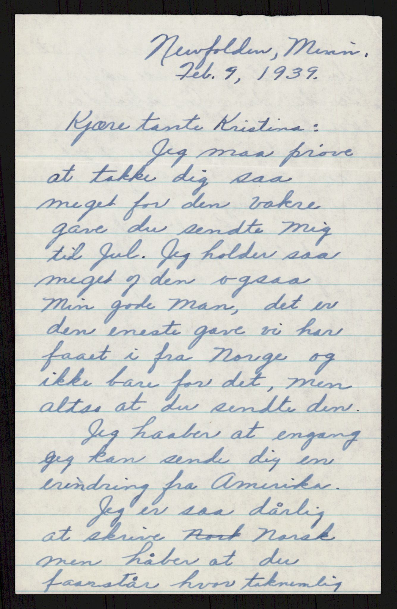 Samlinger til kildeutgivelse, Amerikabrevene, AV/RA-EA-4057/F/L0002: Innlån fra Oslo: Garborgbrevene III - V, 1838-1914, p. 58