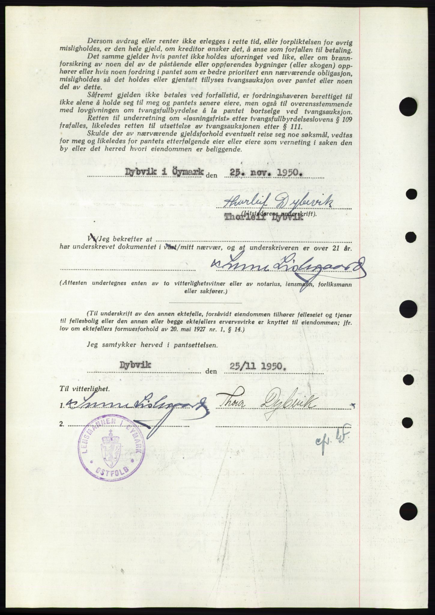 Idd og Marker sorenskriveri, AV/SAO-A-10283/G/Gb/Gbc/L0005: Mortgage book no. B16-20, 1950-1950, Deed date: 21.12.1950