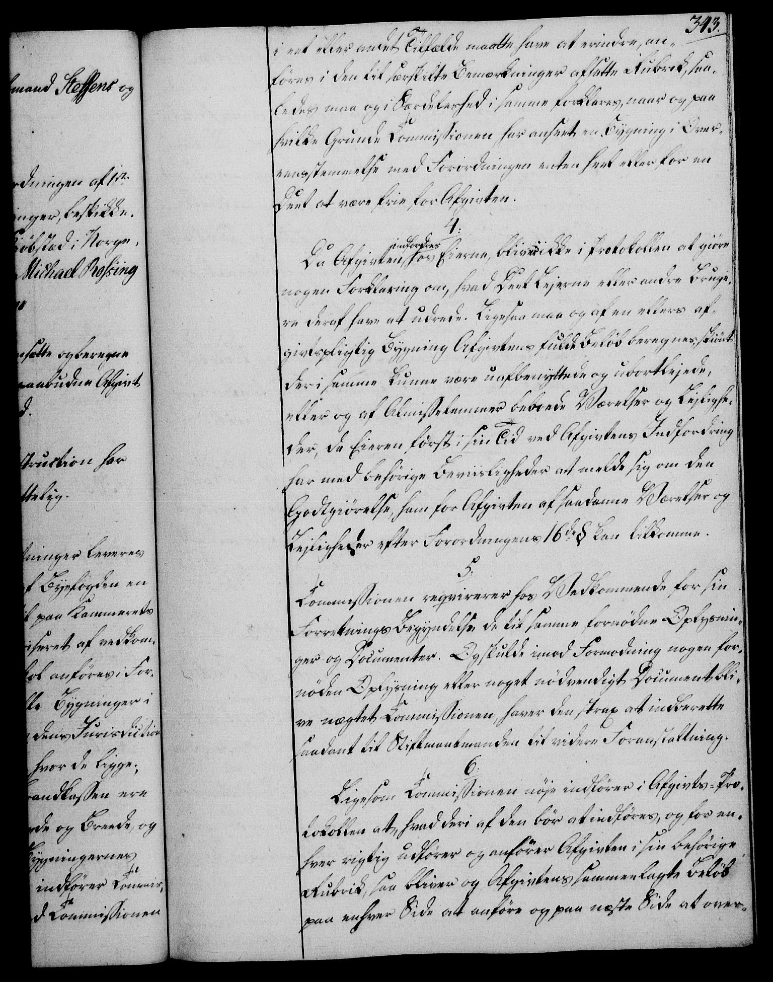 Rentekammeret, Kammerkanselliet, AV/RA-EA-3111/G/Gg/Gga/L0017: Norsk ekspedisjonsprotokoll med register (merket RK 53.17), 1801-1803, p. 343