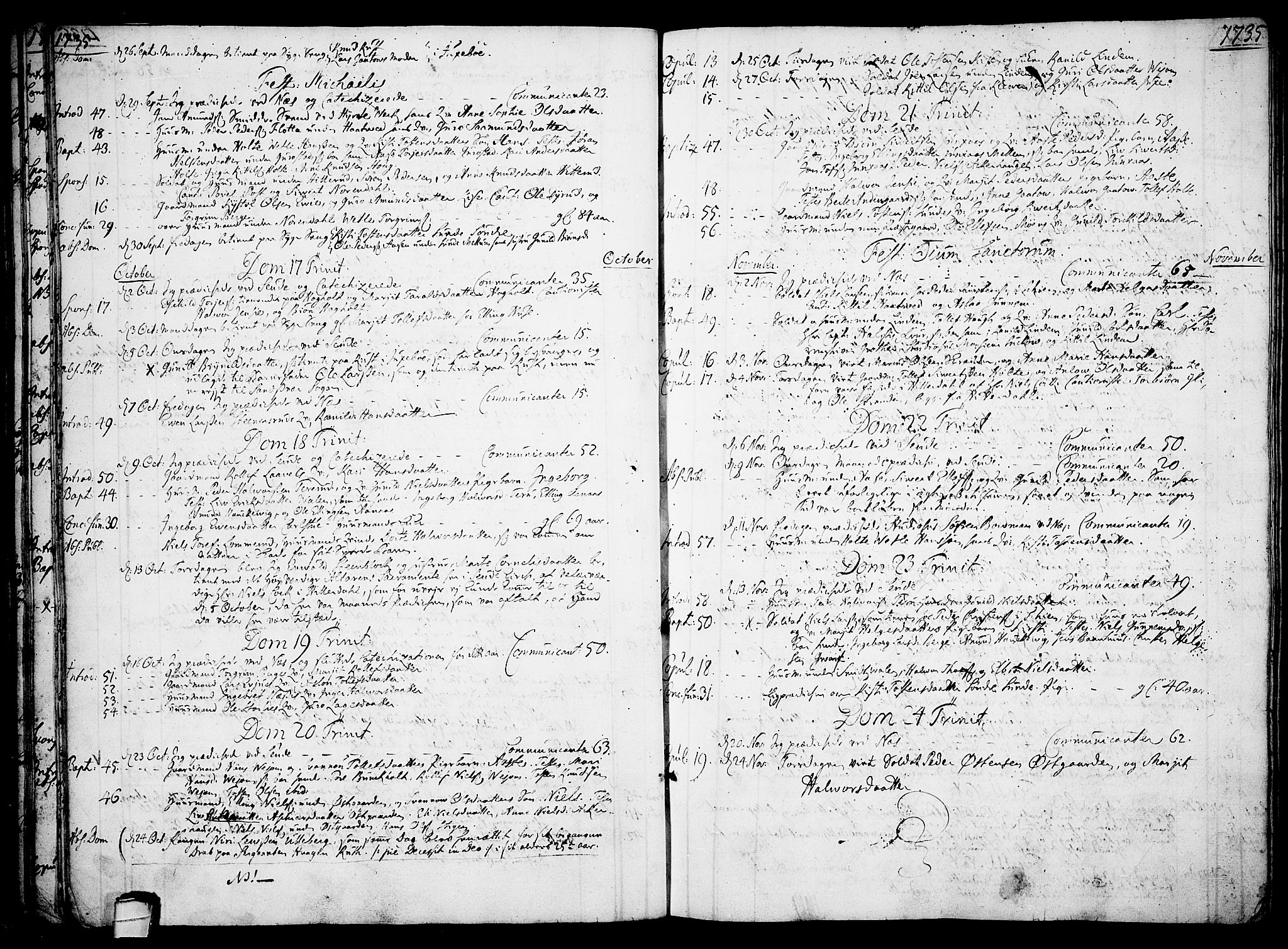 Sauherad kirkebøker, SAKO/A-298/F/Fa/L0003: Parish register (official) no. I 3, 1722-1766