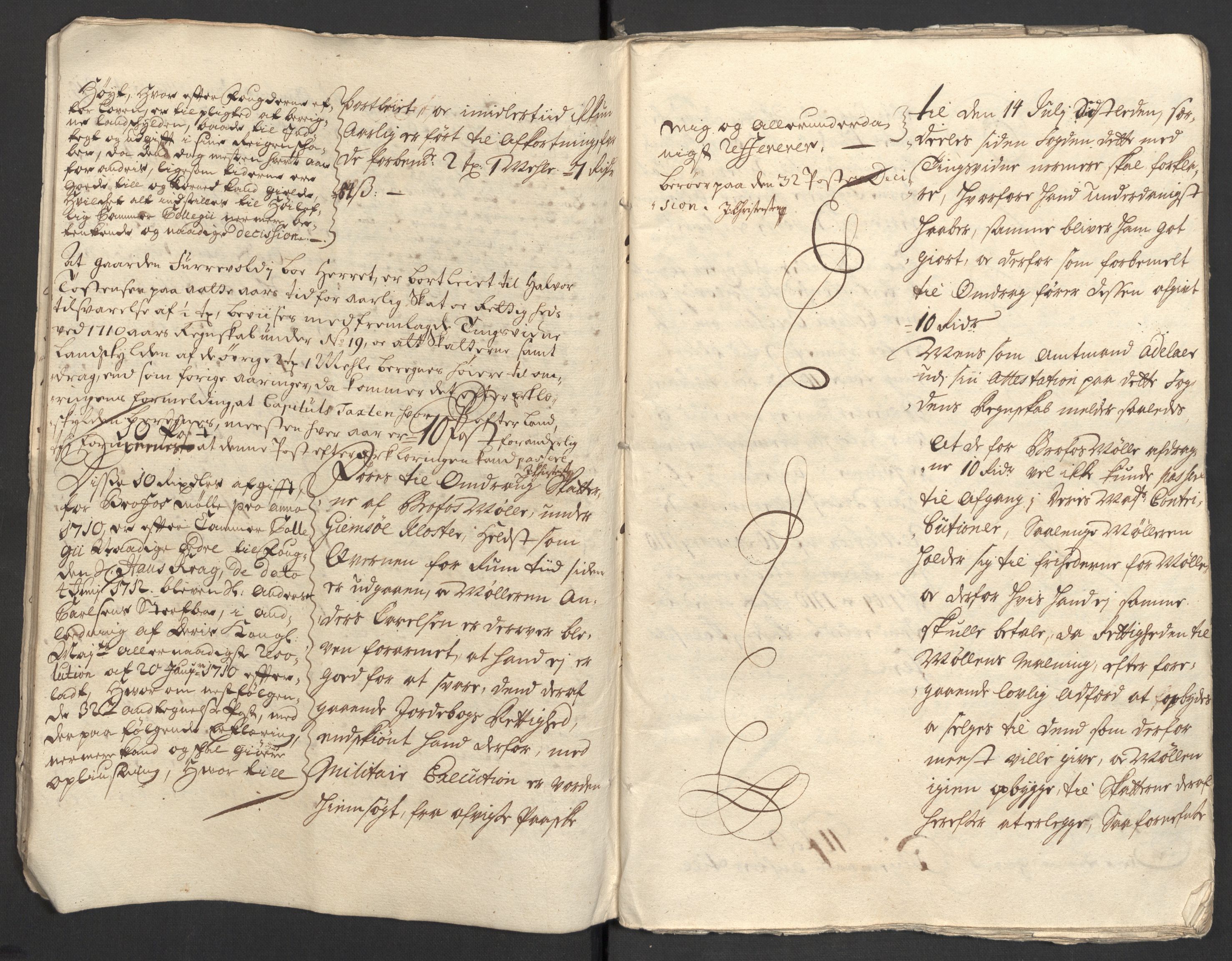 Rentekammeret inntil 1814, Reviderte regnskaper, Fogderegnskap, RA/EA-4092/R36/L2122: Fogderegnskap Øvre og Nedre Telemark og Bamble, 1710-1711, p. 9