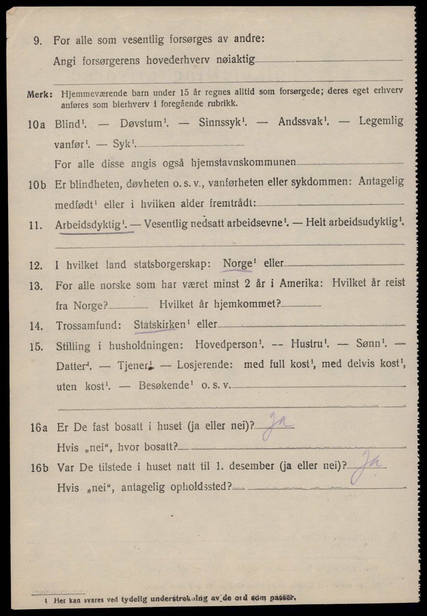 SAT, 1920 census for Hustad, 1920, p. 4162