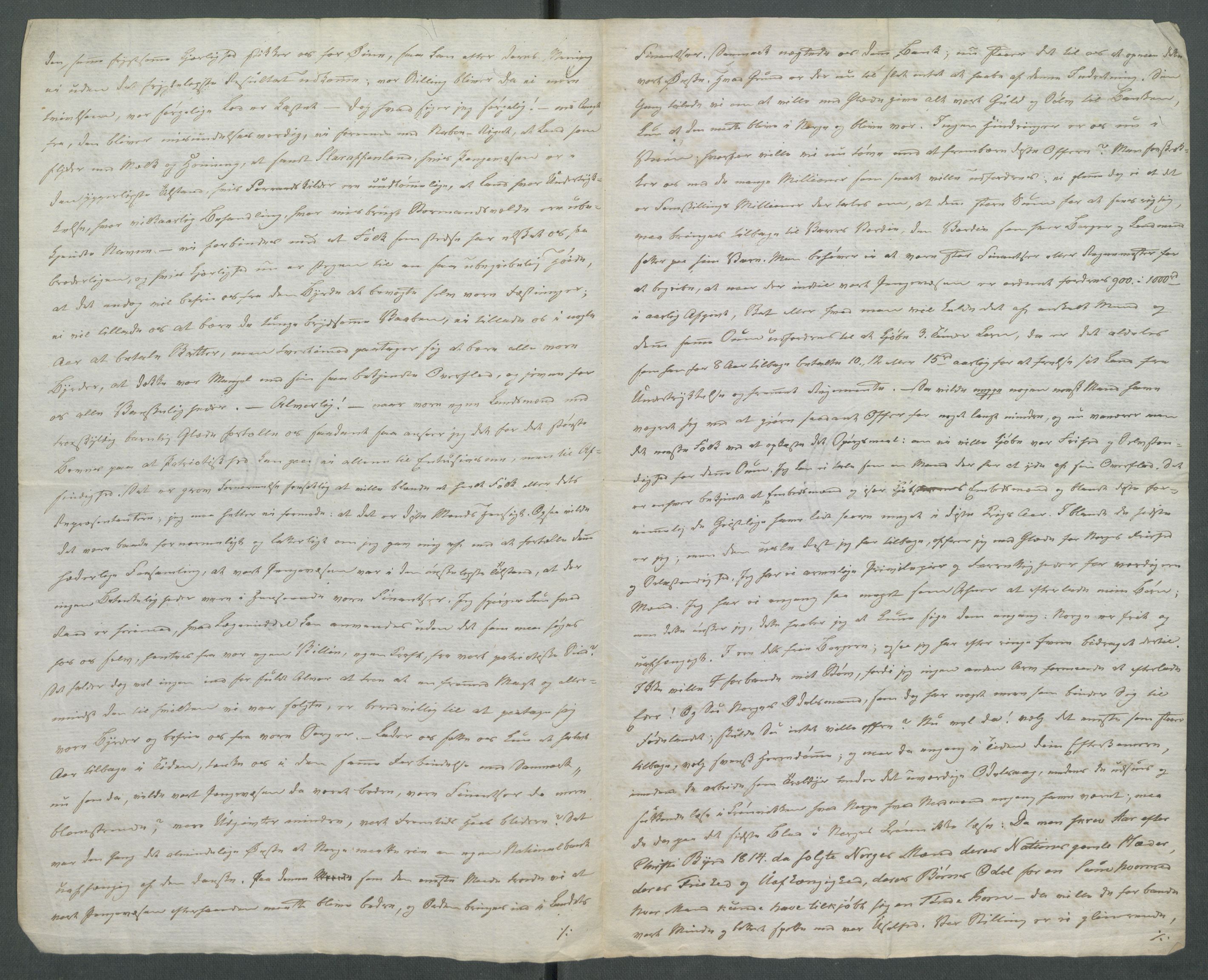 Forskjellige samlinger, Historisk-kronologisk samling, AV/RA-EA-4029/G/Ga/L0009A: Historisk-kronologisk samling. Dokumenter fra januar og ut september 1814. , 1814, p. 120
