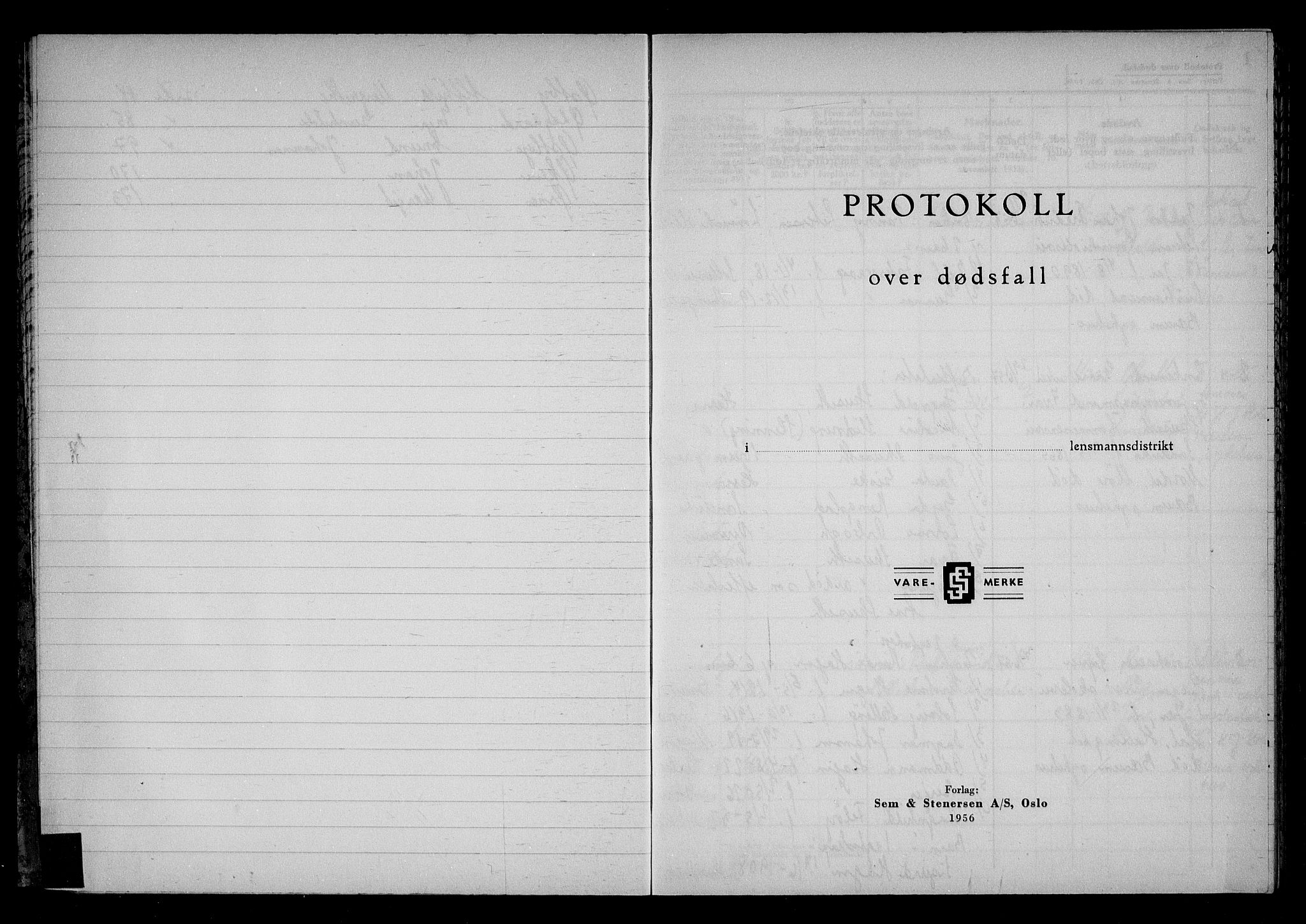 Bærum lensmannskontor, AV/SAO-A-10277/H/Ha/Haa/L0019: Dødsanmeldelsesprotokoll, 1957-1960