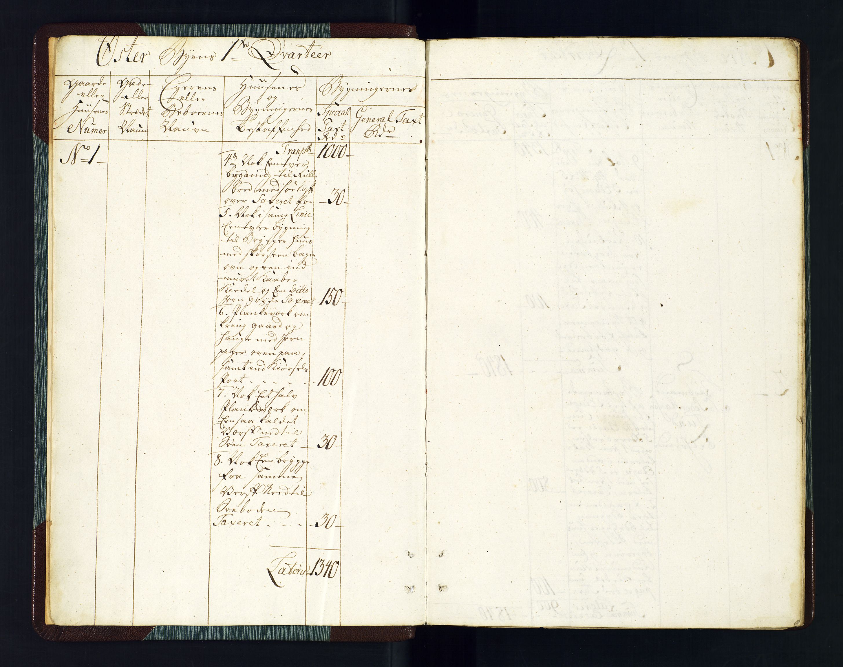 Norges Brannkasse Kristiansand, AV/SAK-2241-0030/F/Fa/L0069: Branntakstprotokoll dublett, 1767-1768