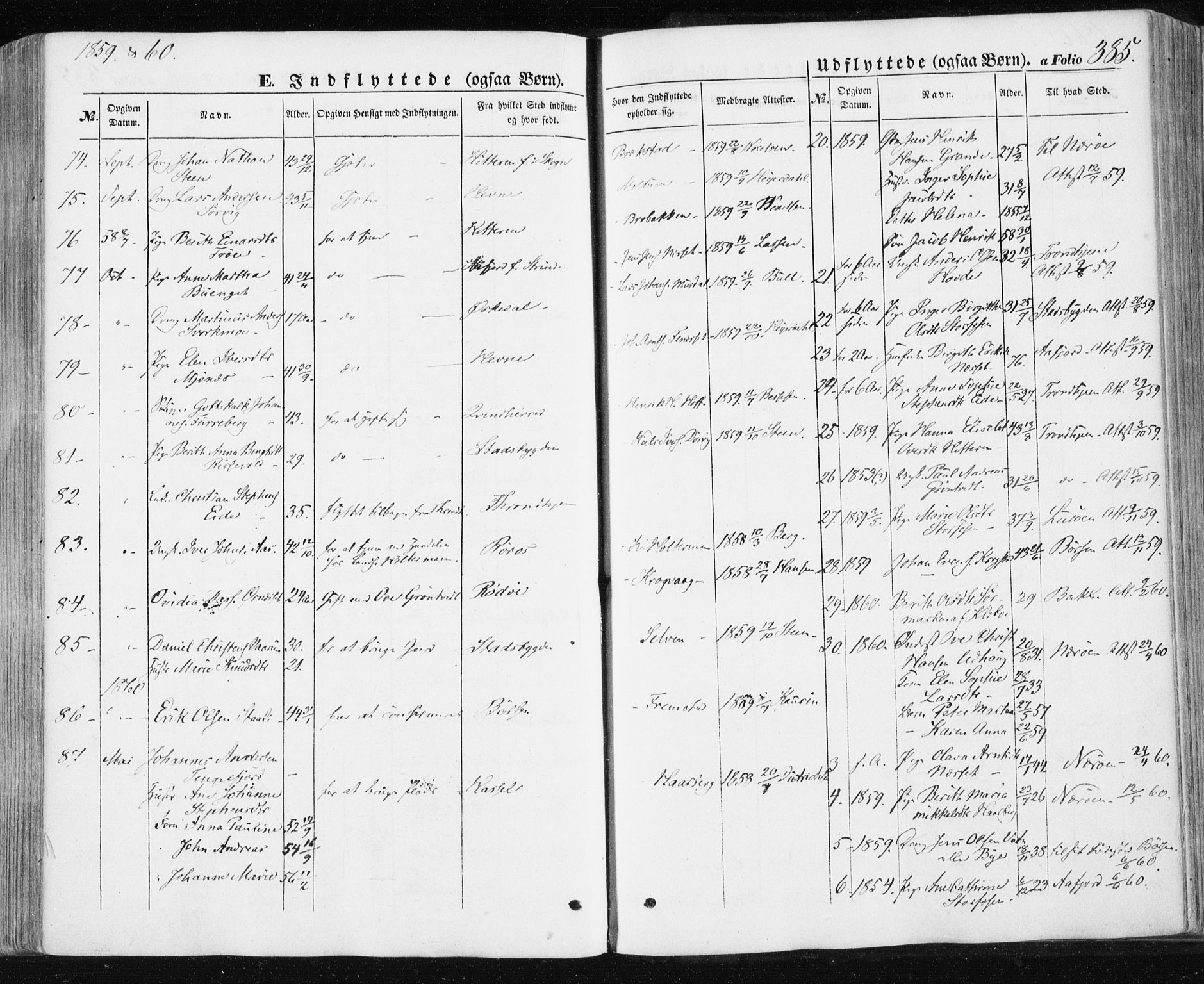 Ministerialprotokoller, klokkerbøker og fødselsregistre - Sør-Trøndelag, SAT/A-1456/659/L0737: Parish register (official) no. 659A07, 1857-1875, p. 385