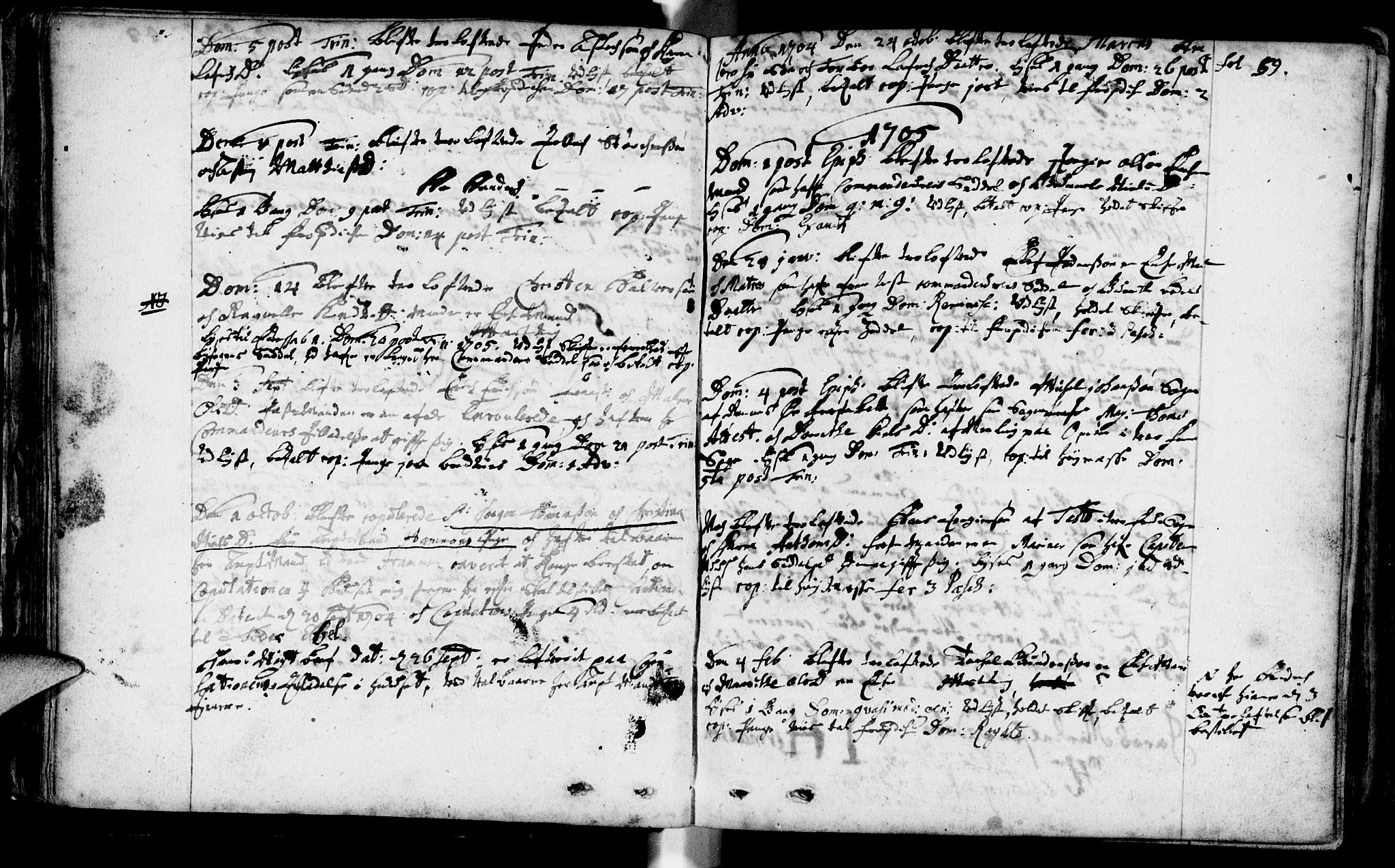 Domkirken sokneprestkontor, SAST/A-101812/001/30/30BA/L0001: Parish register (official) no. A 1 /1, 1688-1727, p. 59