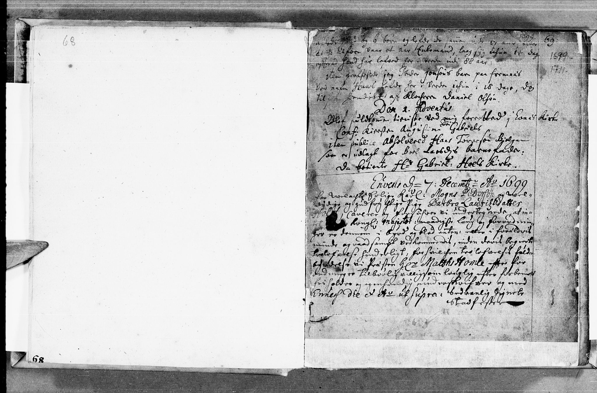 Ministerialprotokoller, klokkerbøker og fødselsregistre - Nordland, AV/SAT-A-1459/863/L0889: Parish register (official) no. 863A01, 1699-1711, p. 68-69