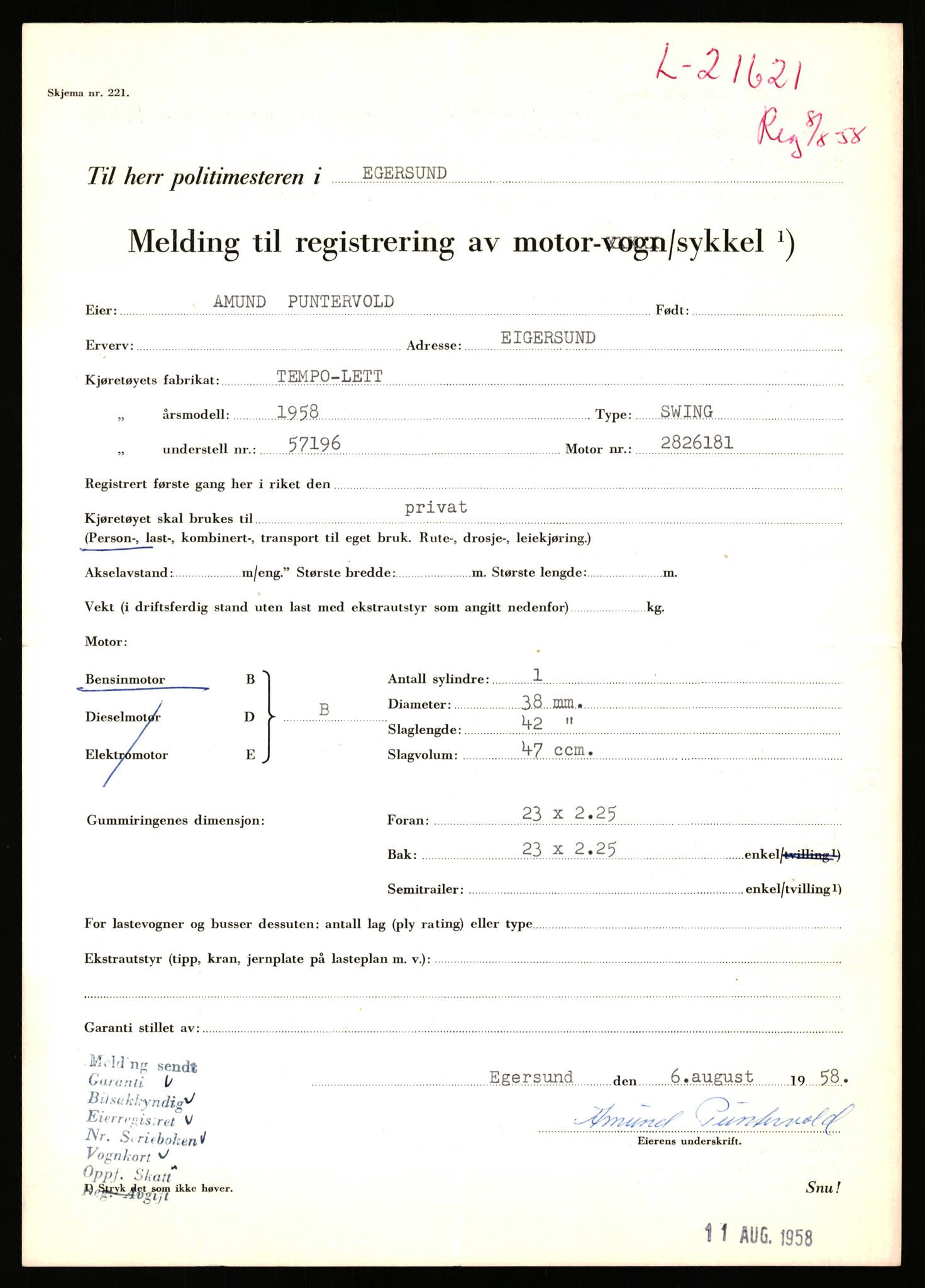 Stavanger trafikkstasjon, AV/SAST-A-101942/0/F/L0038: L-21500 - L-22252, 1930-1971, p. 429