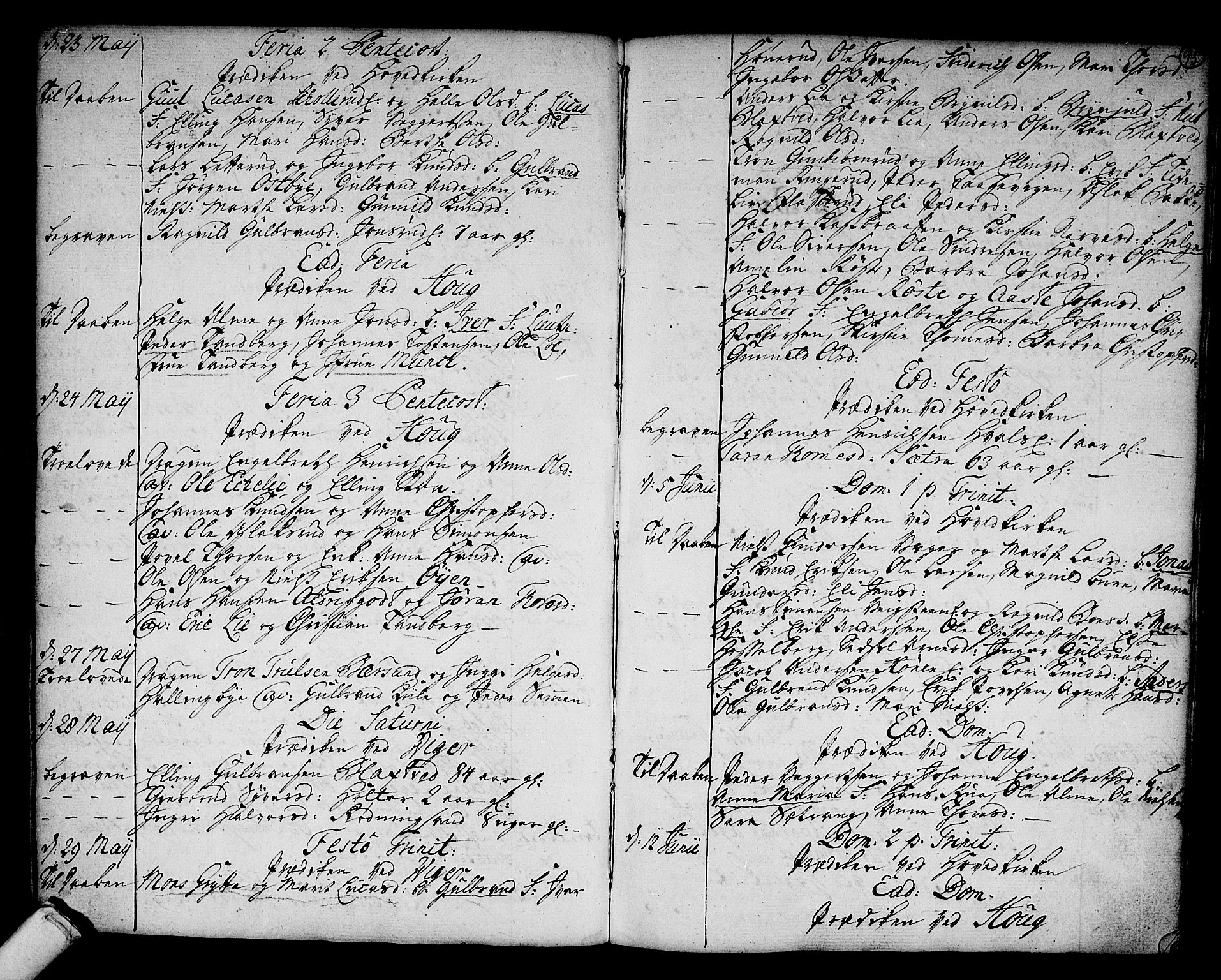 Norderhov kirkebøker, SAKO/A-237/F/Fa/L0004: Parish register (official) no. 4, 1758-1774, p. 95