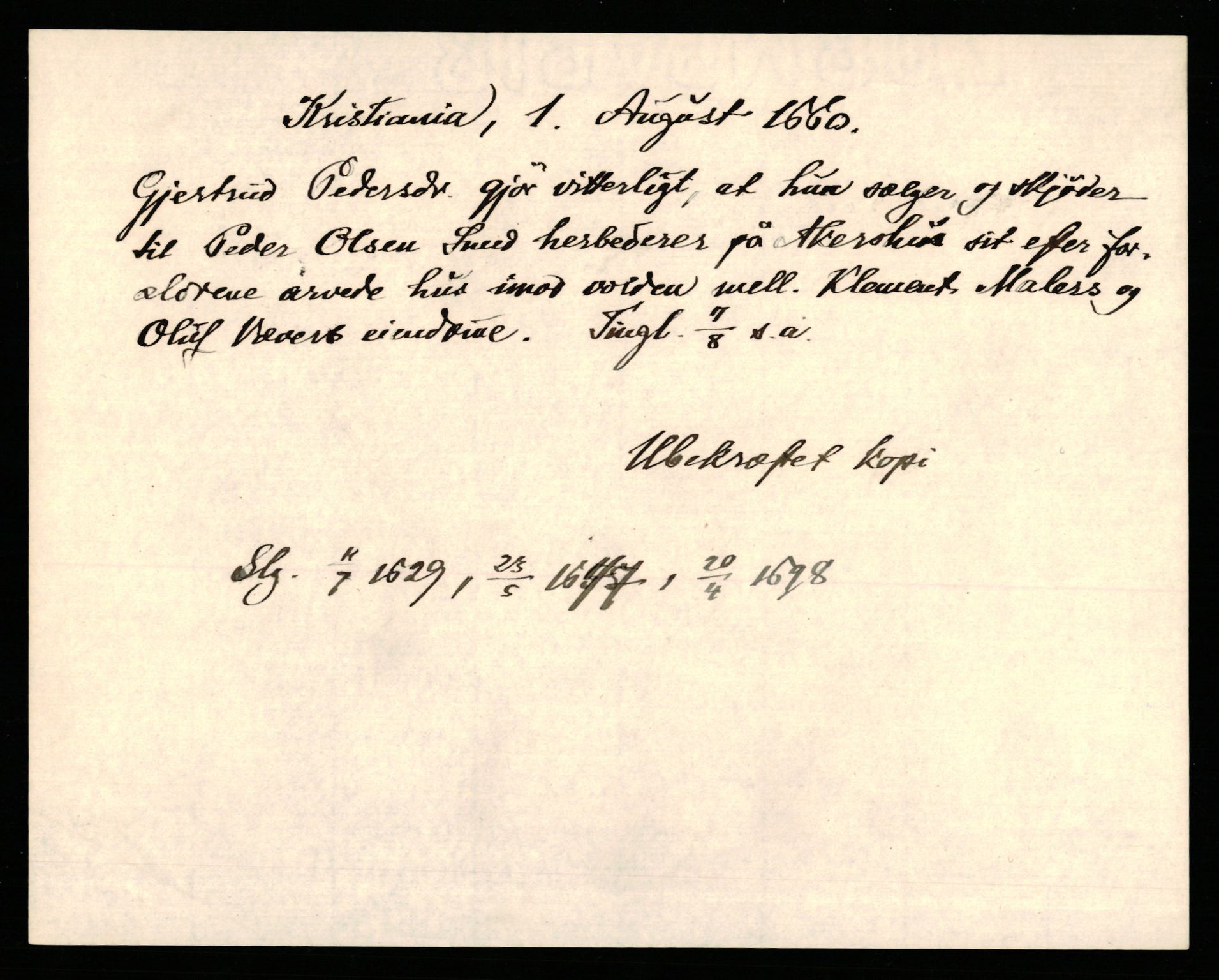 Riksarkivets diplomsamling, AV/RA-EA-5965/F35/F35b/L0010: Riksarkivets diplomer, seddelregister, 1656-1670, p. 241