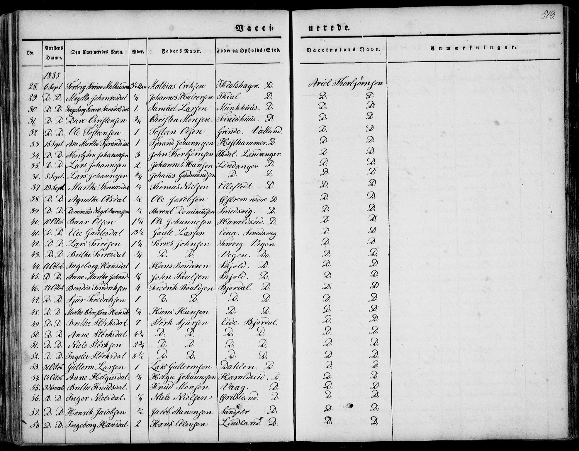 Skjold sokneprestkontor, AV/SAST-A-101847/H/Ha/Haa/L0006: Parish register (official) no. A 6.2, 1835-1858, p. 513