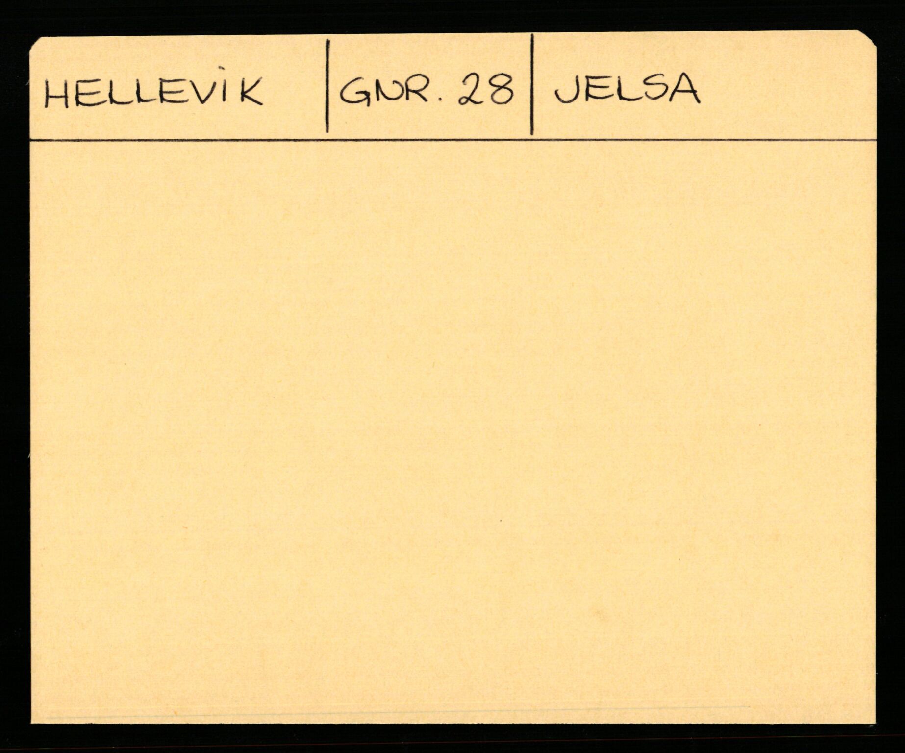 Statsarkivet i Stavanger, AV/SAST-A-101971/03/Y/Ym/L0023: Åstedskort sortert etter gårdsnavn: Helgevold øvre - Herikstad, 1600-1950, p. 401