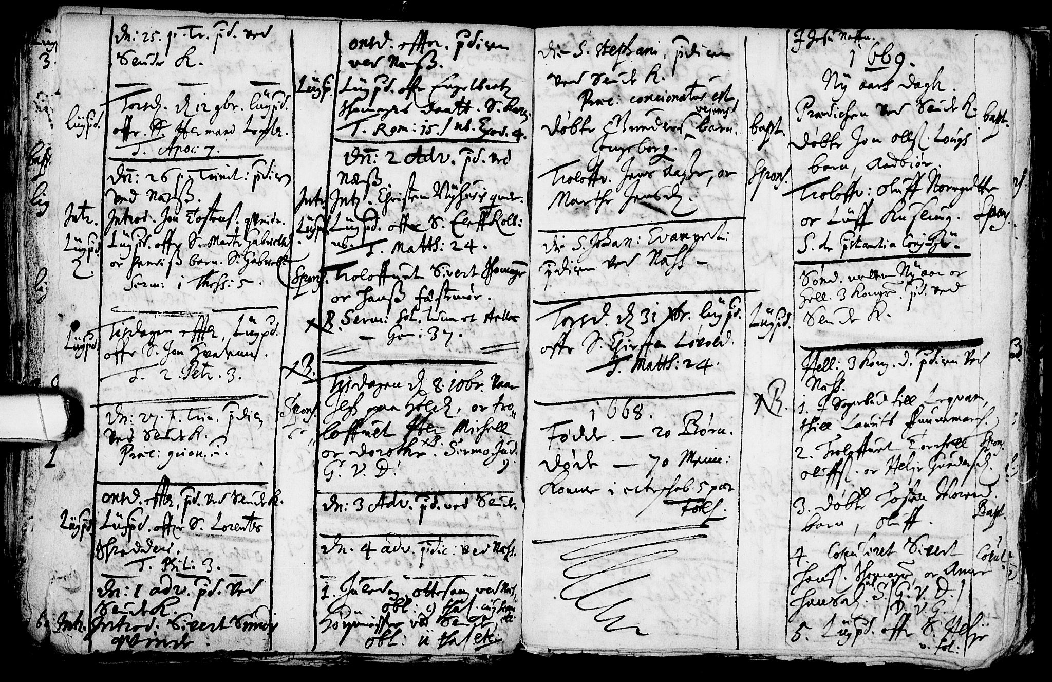 Sauherad kirkebøker, AV/SAKO-A-298/F/Fa/L0001: Parish register (official) no. I 1, 1649-1681