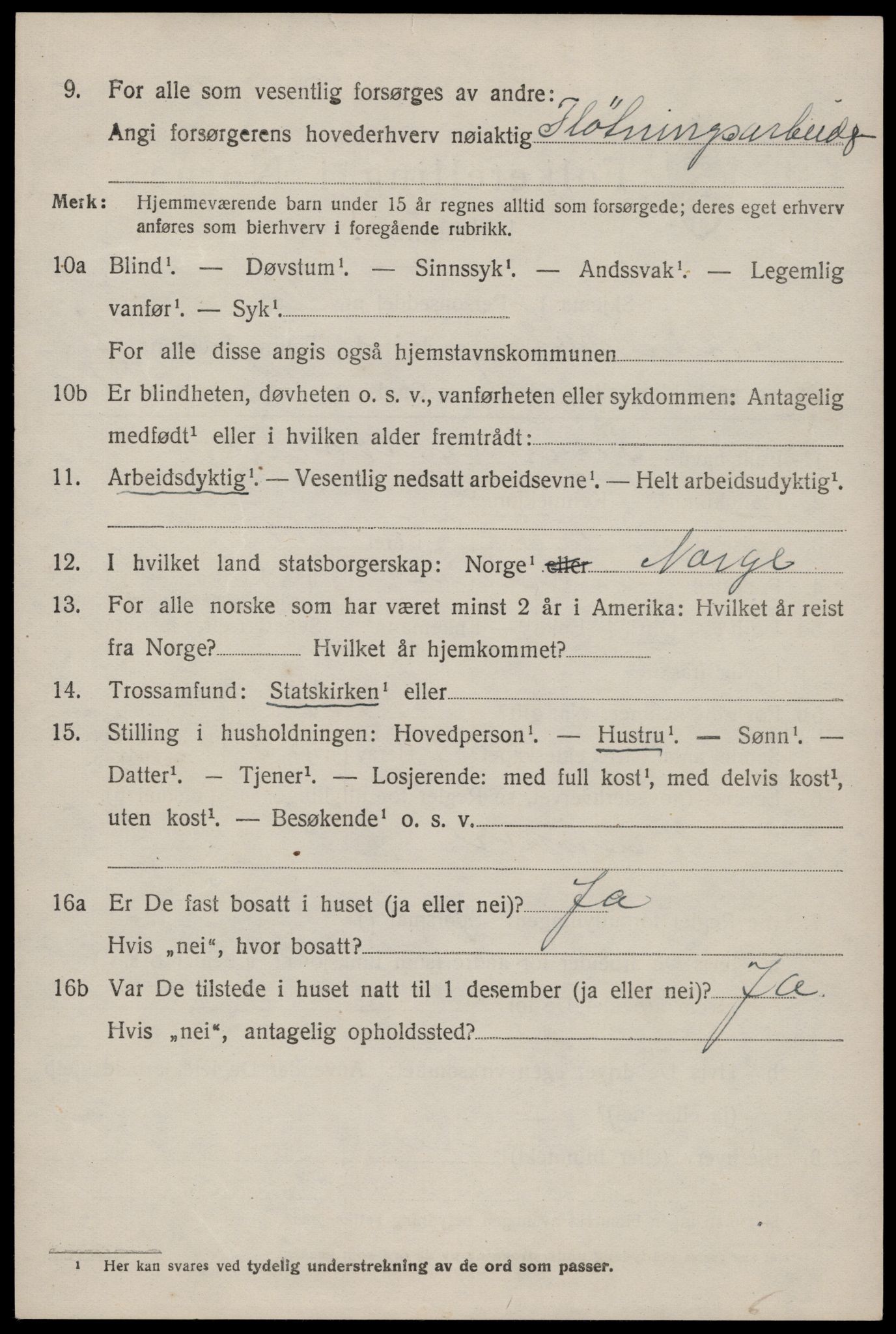 SAKO, 1920 census for Nissedal, 1920, p. 4398