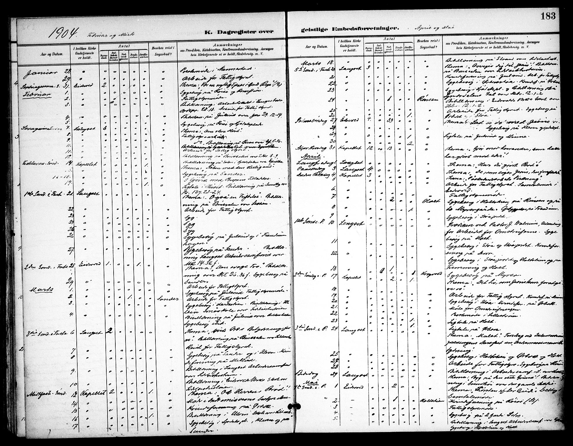 Eidsvoll prestekontor Kirkebøker, AV/SAO-A-10888/F/Fb/L0003: Parish register (official) no. II 3, 1898-1909, p. 183