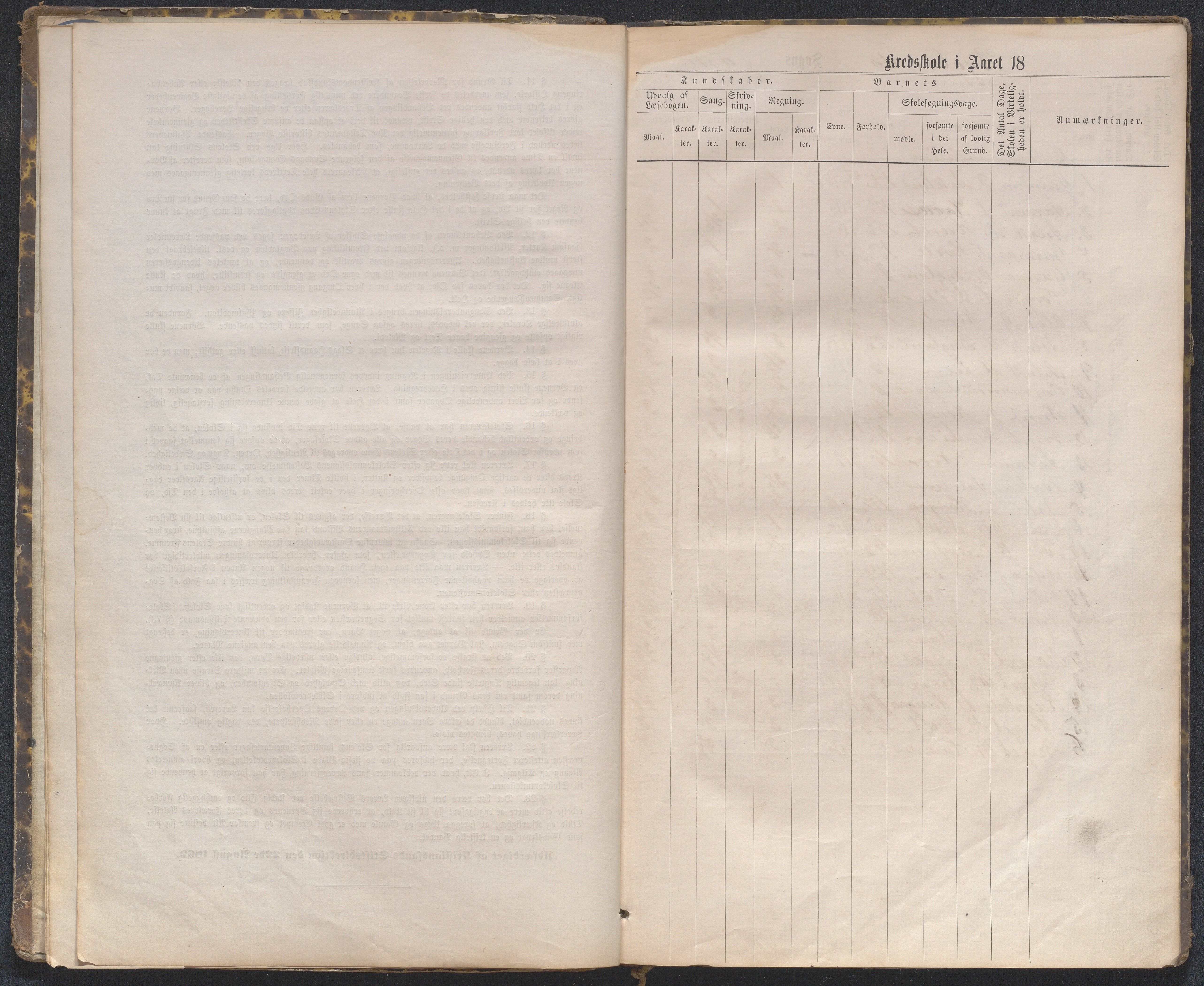 Bygland kommune, Skulekrinsar i Midt-Bygland, AAKS/KA0938-550b/F5/L0002: Skuleprotokoll Bygland, 1883-1896