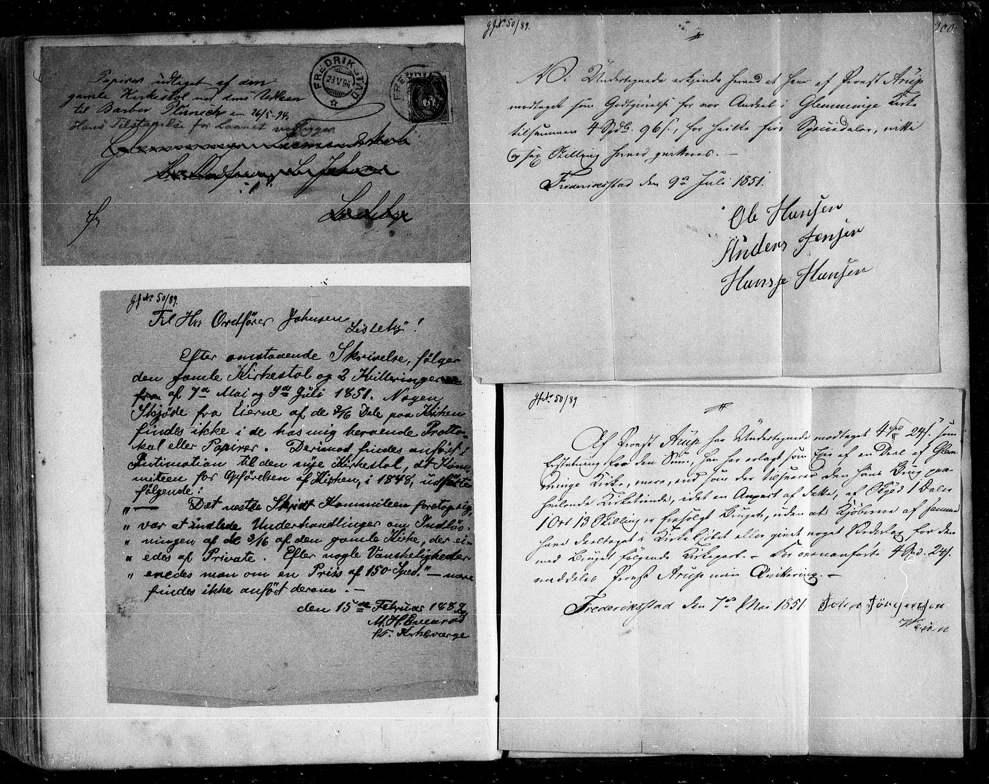 Glemmen prestekontor Kirkebøker, SAO/A-10908/F/Fa/L0007: Parish register (official) no. 7, 1853-1862, p. 300