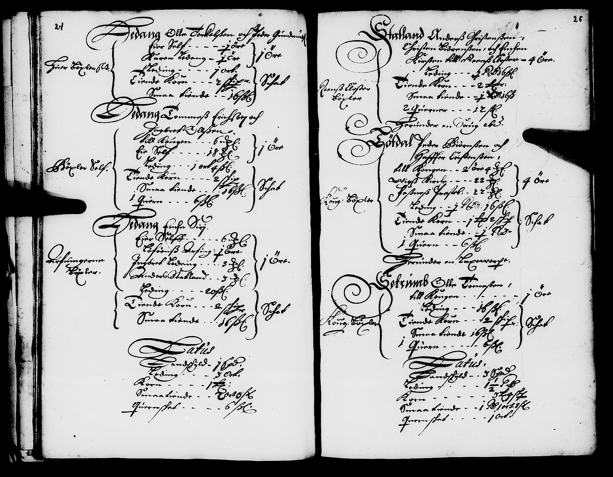 Rentekammeret inntil 1814, Realistisk ordnet avdeling, AV/RA-EA-4070/N/Nb/Nba/L0056: Namdalen len, 1669, p. 24-25