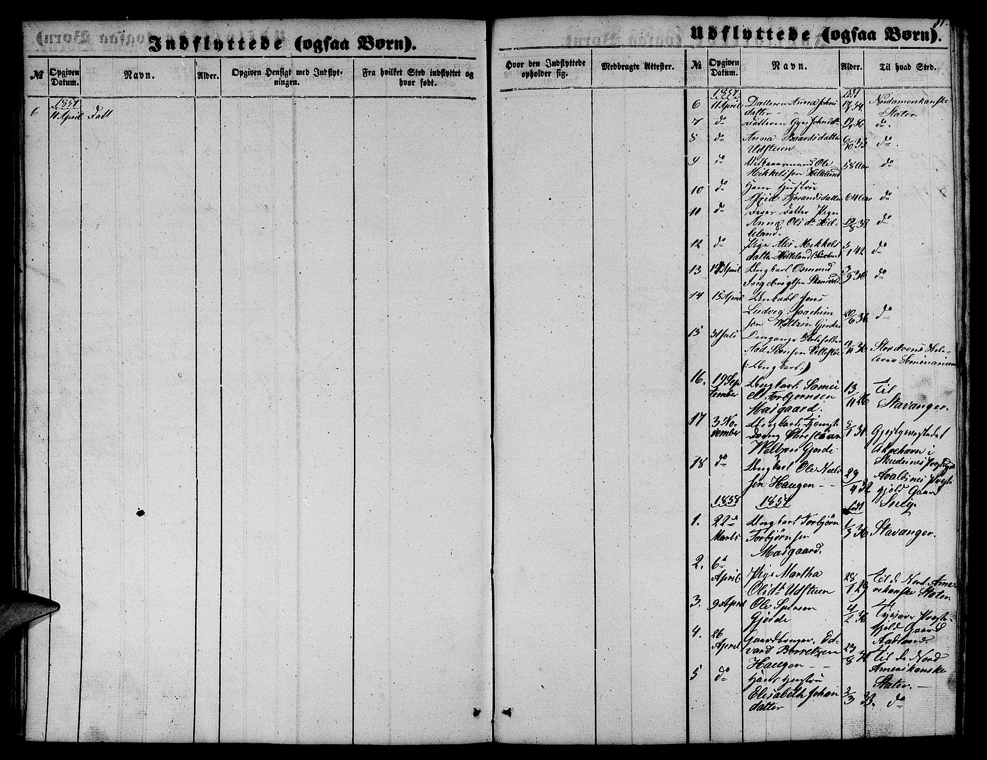 Etne sokneprestembete, SAB/A-75001/H/Hab: Parish register (copy) no. B 2, 1851-1866, p. 81