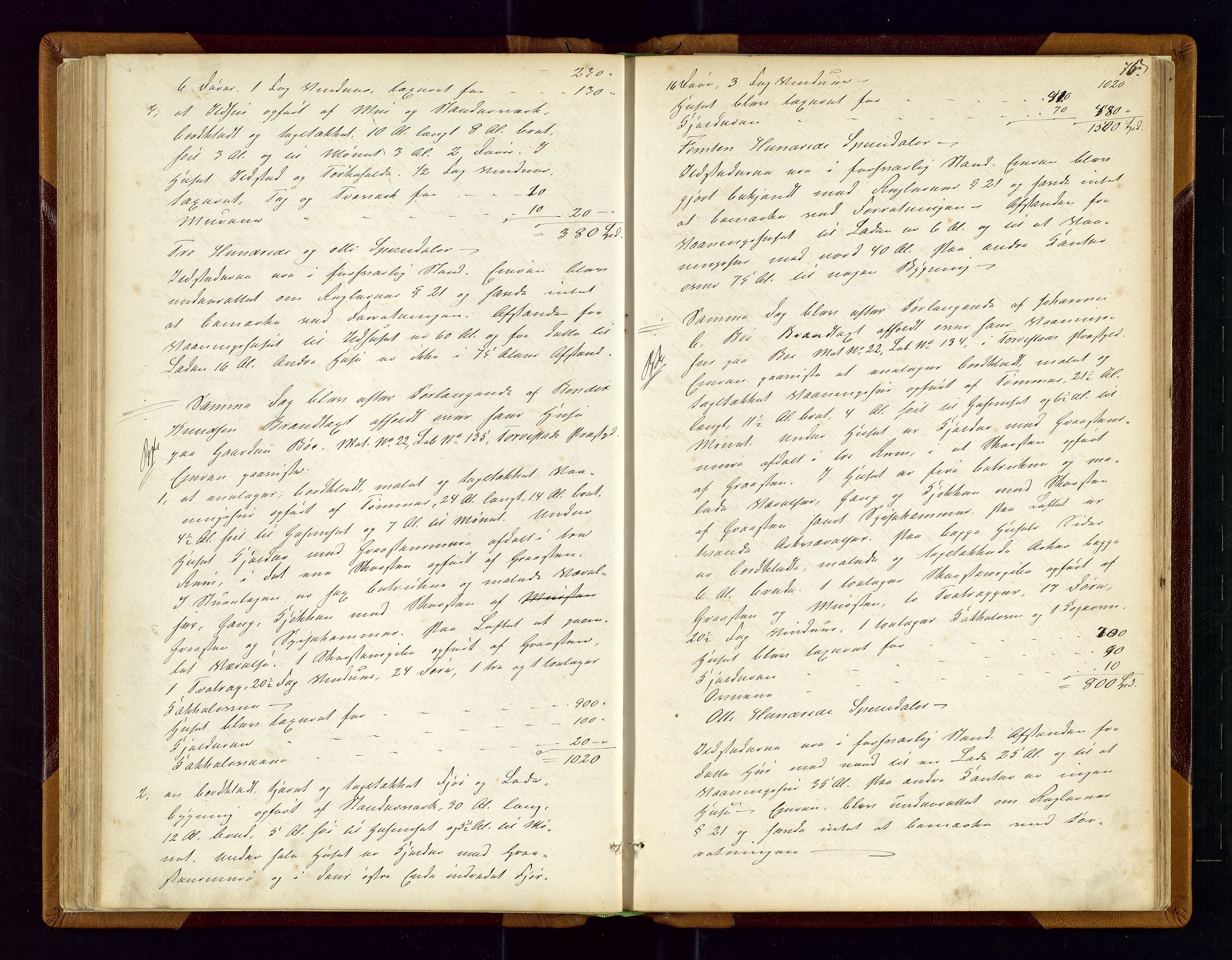 Torvestad lensmannskontor, SAST/A-100307/1/Goa/L0001: "Brandtaxationsprotokol for Torvestad Thinglag", 1867-1883, p. 74b-75a