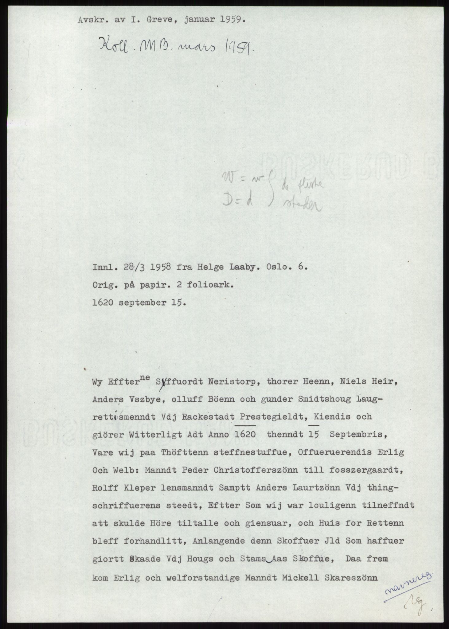 Samlinger til kildeutgivelse, Diplomavskriftsamlingen, RA/EA-4053/H/Ha, p. 493