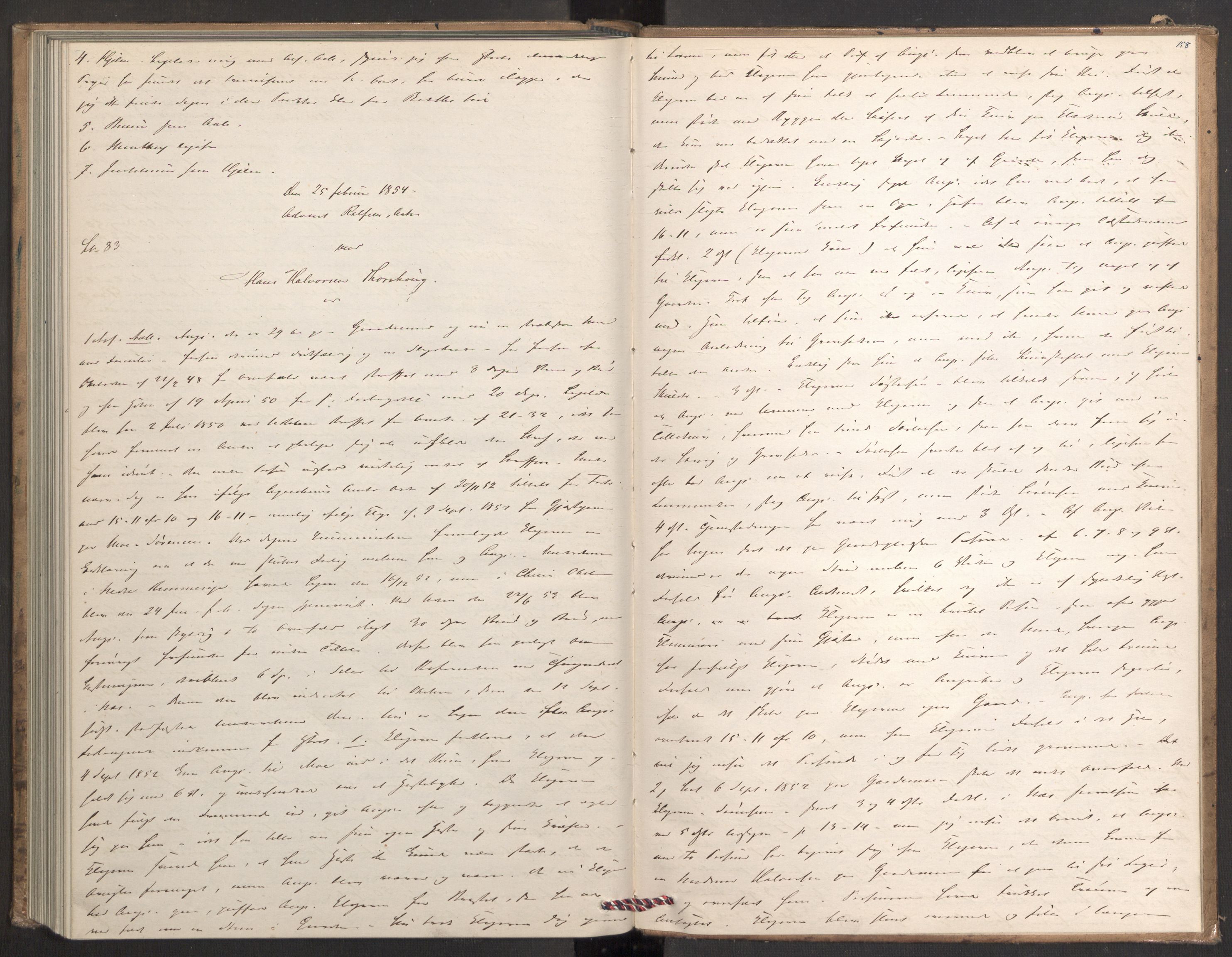 Høyesterett, AV/RA-S-1002/E/Eb/Ebb/L0046/0002: Voteringsprotokoller / Voteringsprotokoll, 1853-1854, p. 157b-158a
