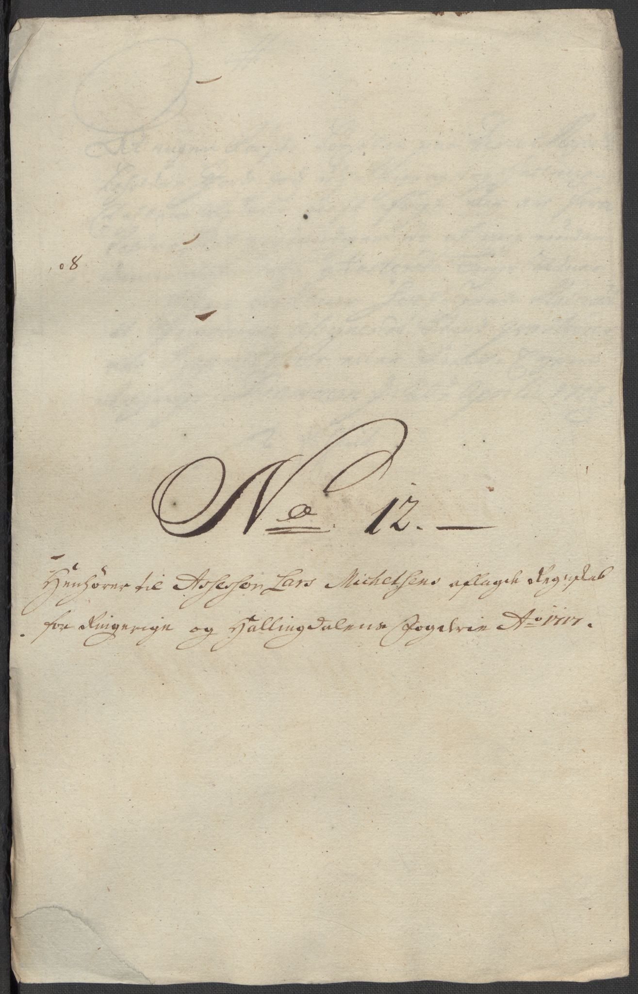 Rentekammeret inntil 1814, Reviderte regnskaper, Fogderegnskap, RA/EA-4092/R23/L1475: Fogderegnskap Ringerike og Hallingdal, 1717, p. 189