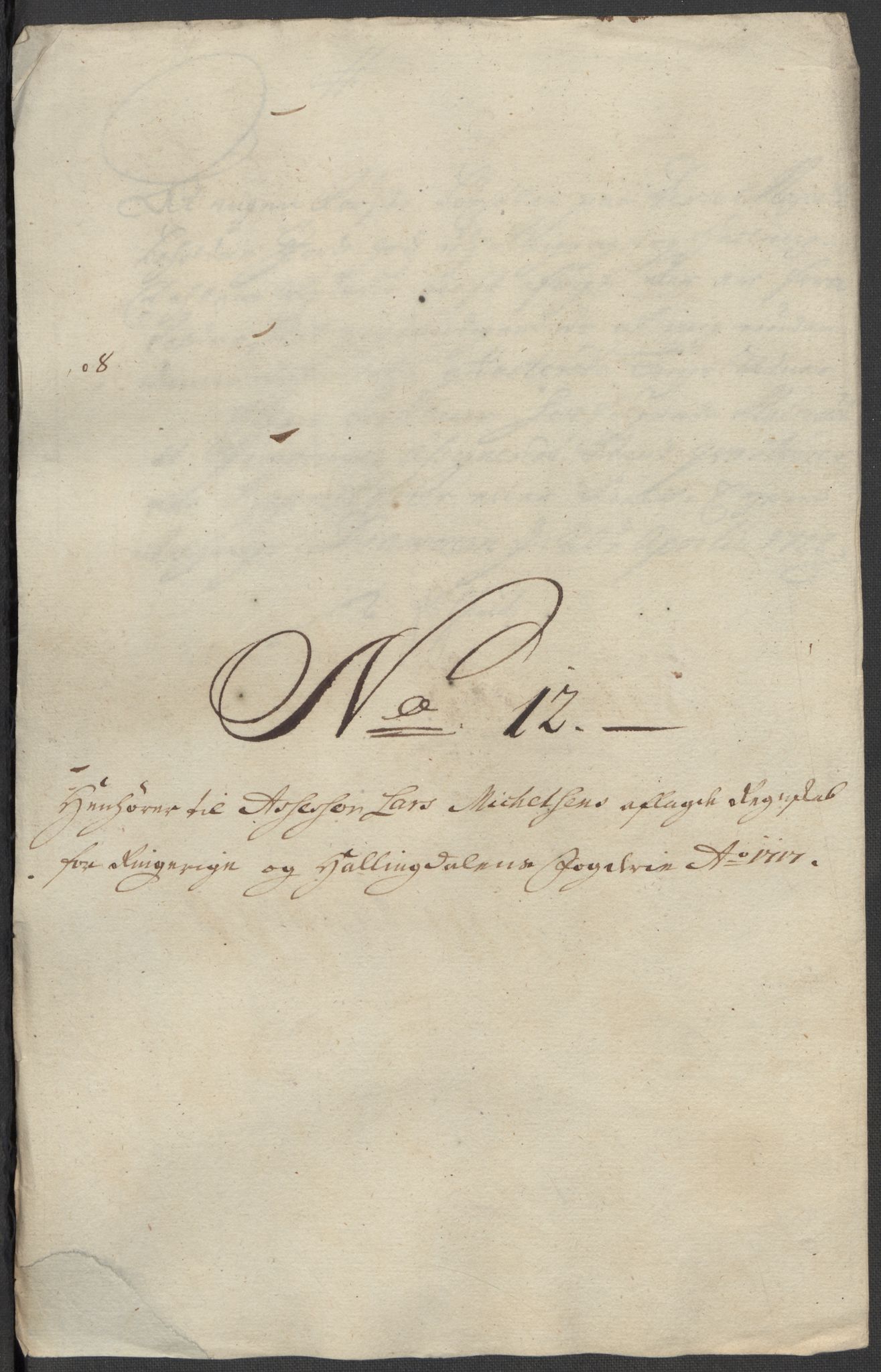 Rentekammeret inntil 1814, Reviderte regnskaper, Fogderegnskap, AV/RA-EA-4092/R23/L1475: Fogderegnskap Ringerike og Hallingdal, 1717, p. 189