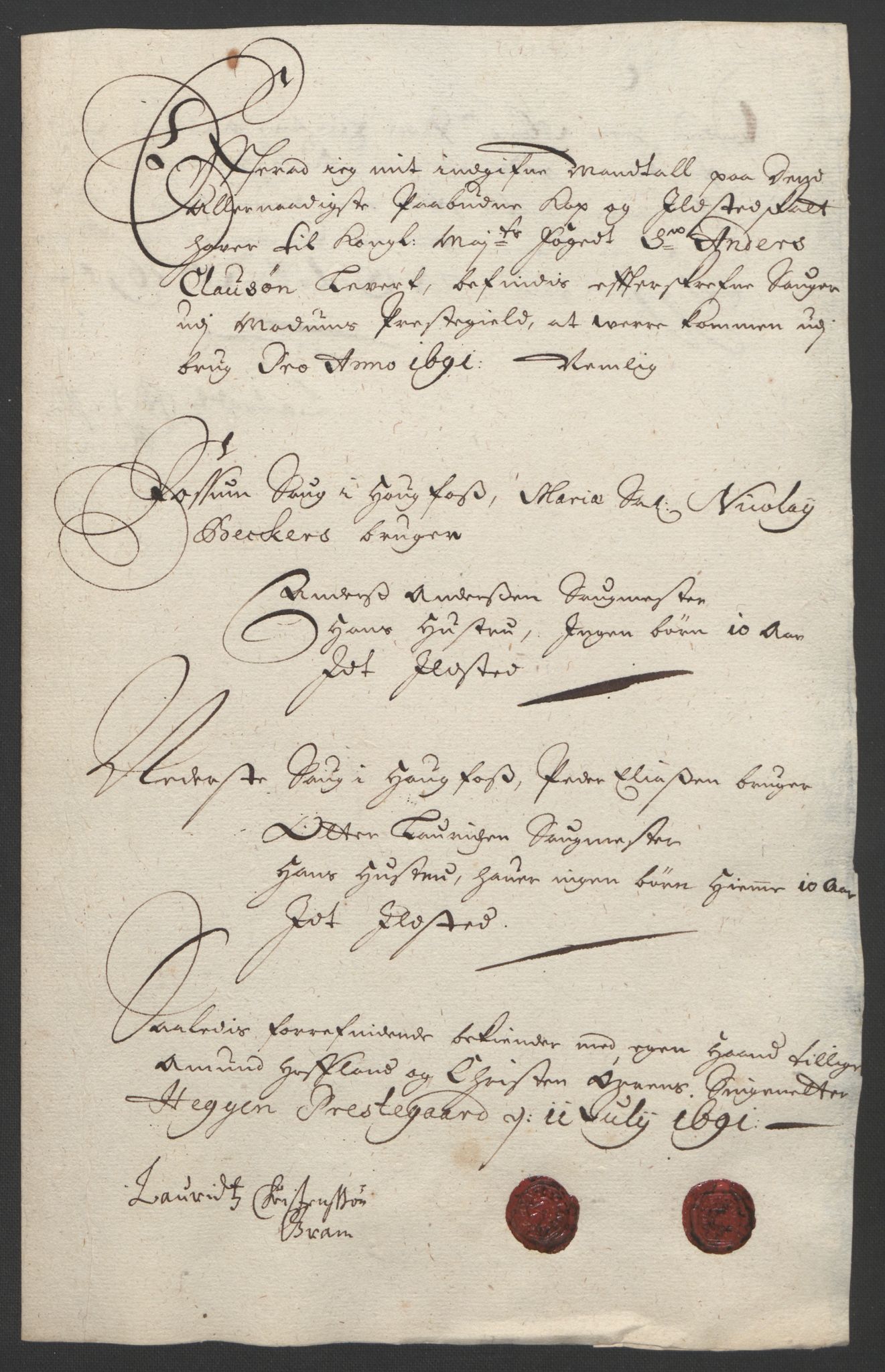 Rentekammeret inntil 1814, Reviderte regnskaper, Fogderegnskap, AV/RA-EA-4092/R25/L1681: Fogderegnskap Buskerud, 1691-1692, p. 274