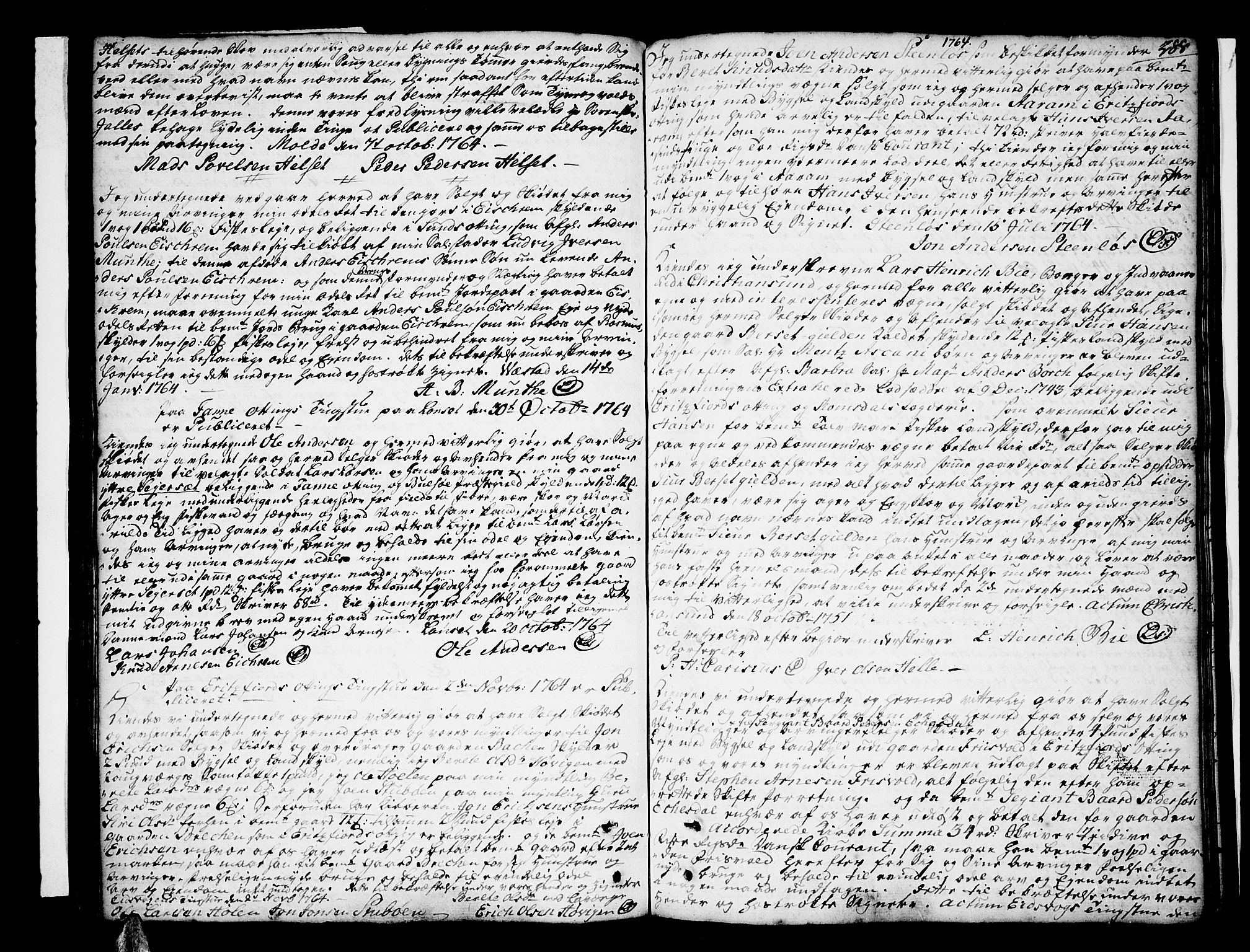 Romsdal sorenskriveri, SAT/A-4149/1/2/2C/L0003: Mortgage book no. 3, 1747-1767, p. 288