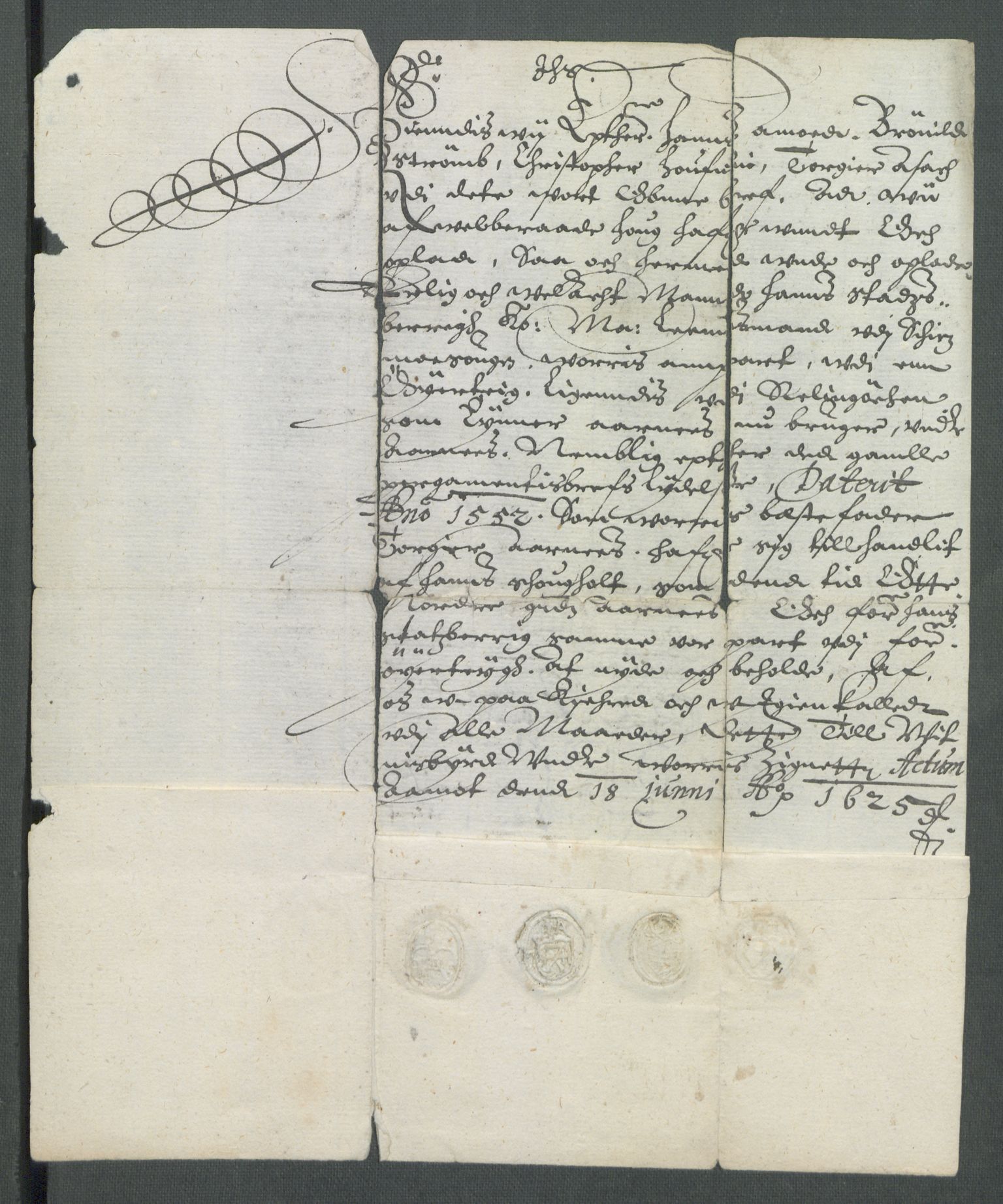 Riksarkivets diplomsamling, AV/RA-EA-5965/F02/L0135: Dokumenter, 1625, p. 16