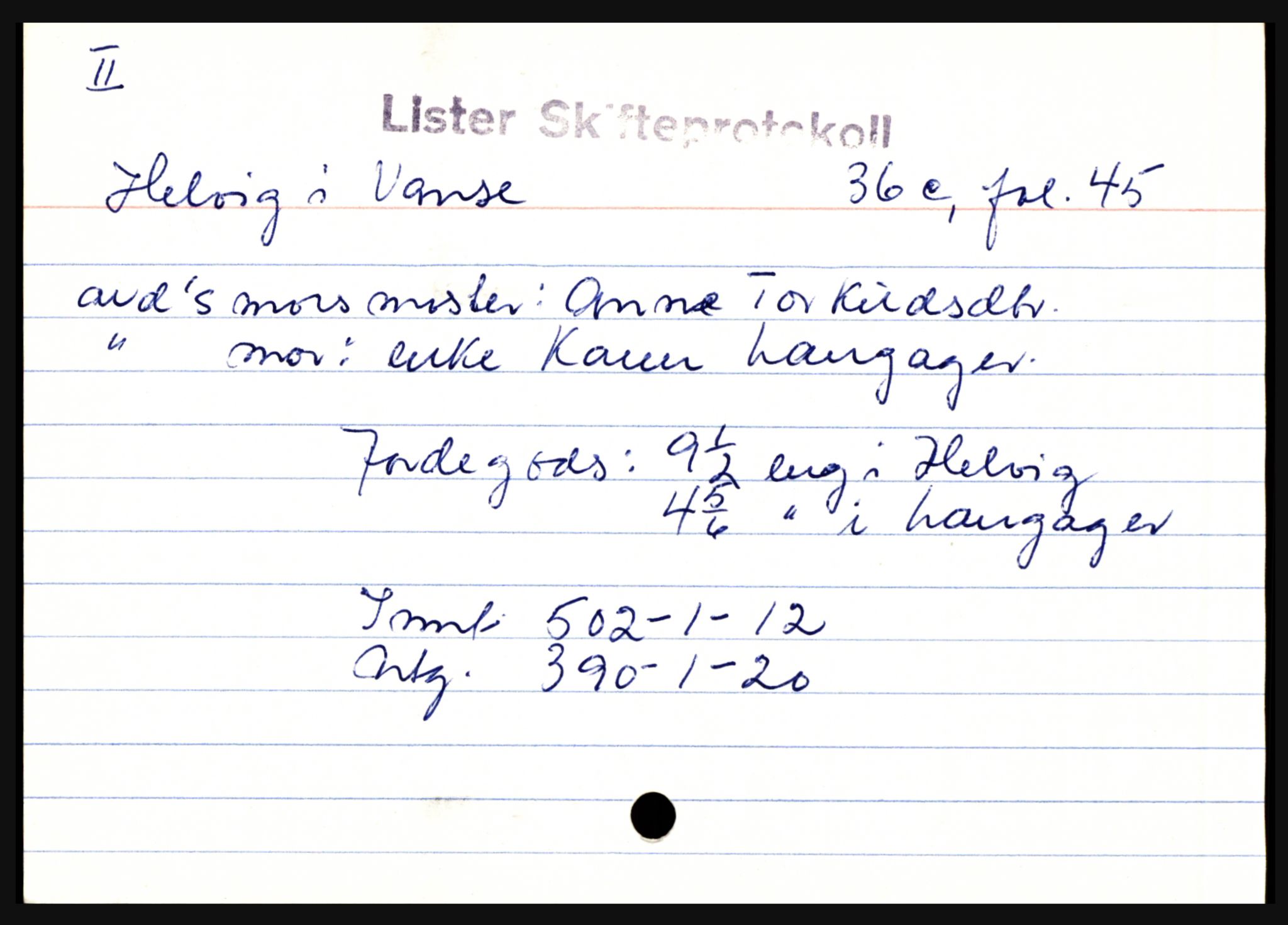 Lister sorenskriveri, AV/SAK-1221-0003/H, p. 15547