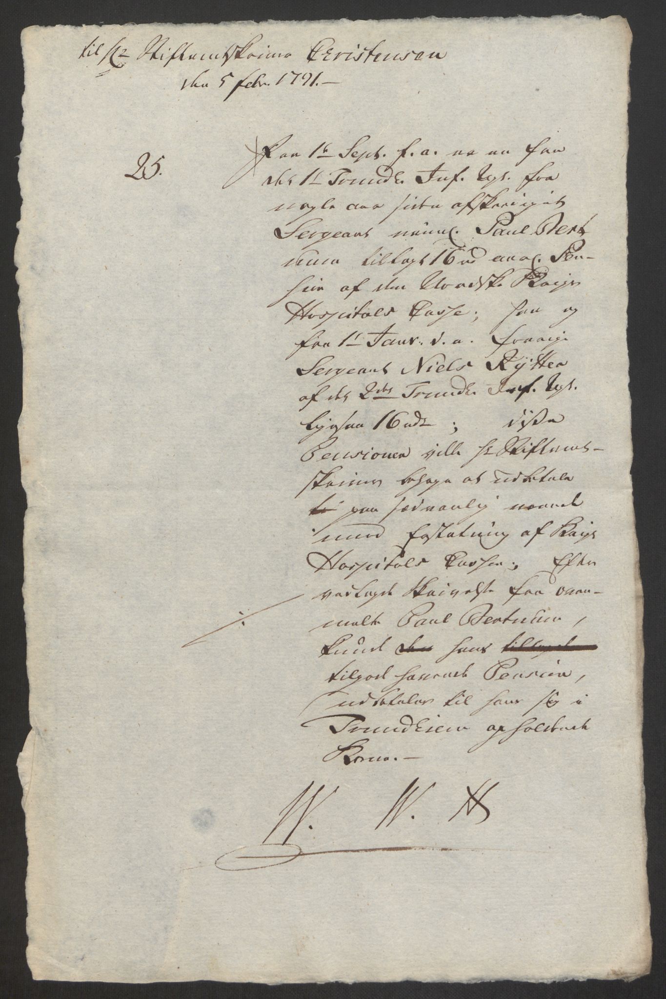 Forsvaret, Den norske kvesthuskasse/krigshospitalkasse, AV/RA-RAFA-1887/F/Fa/L0008: Konsepter, 1790-1793, p. 388