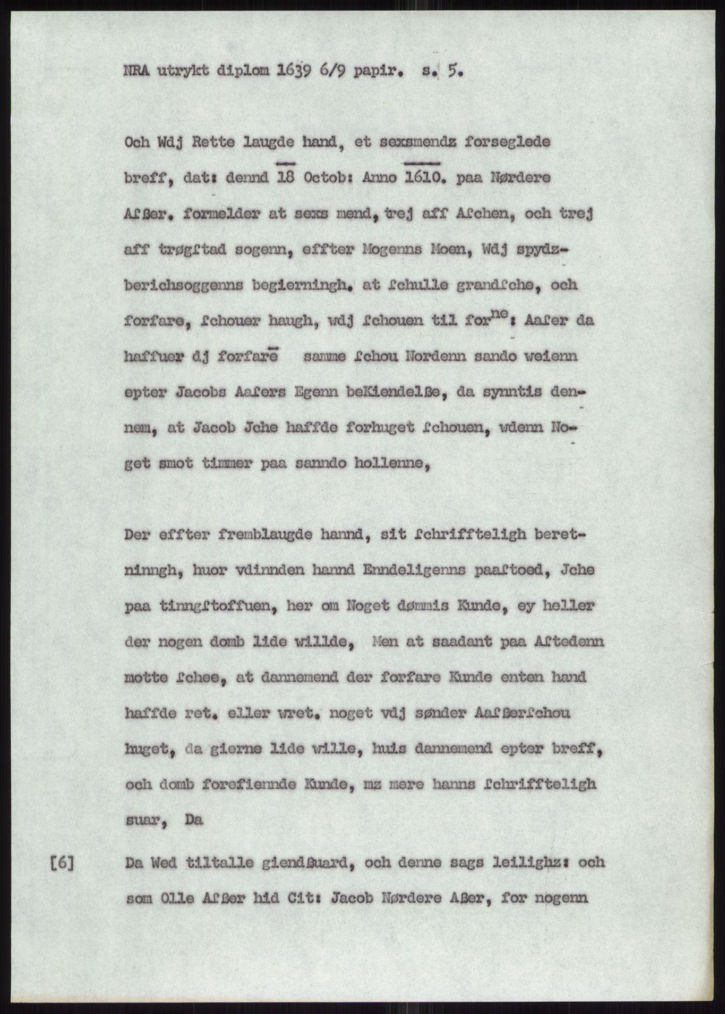 Samlinger til kildeutgivelse, Diplomavskriftsamlingen, AV/RA-EA-4053/H/Ha, p. 2401