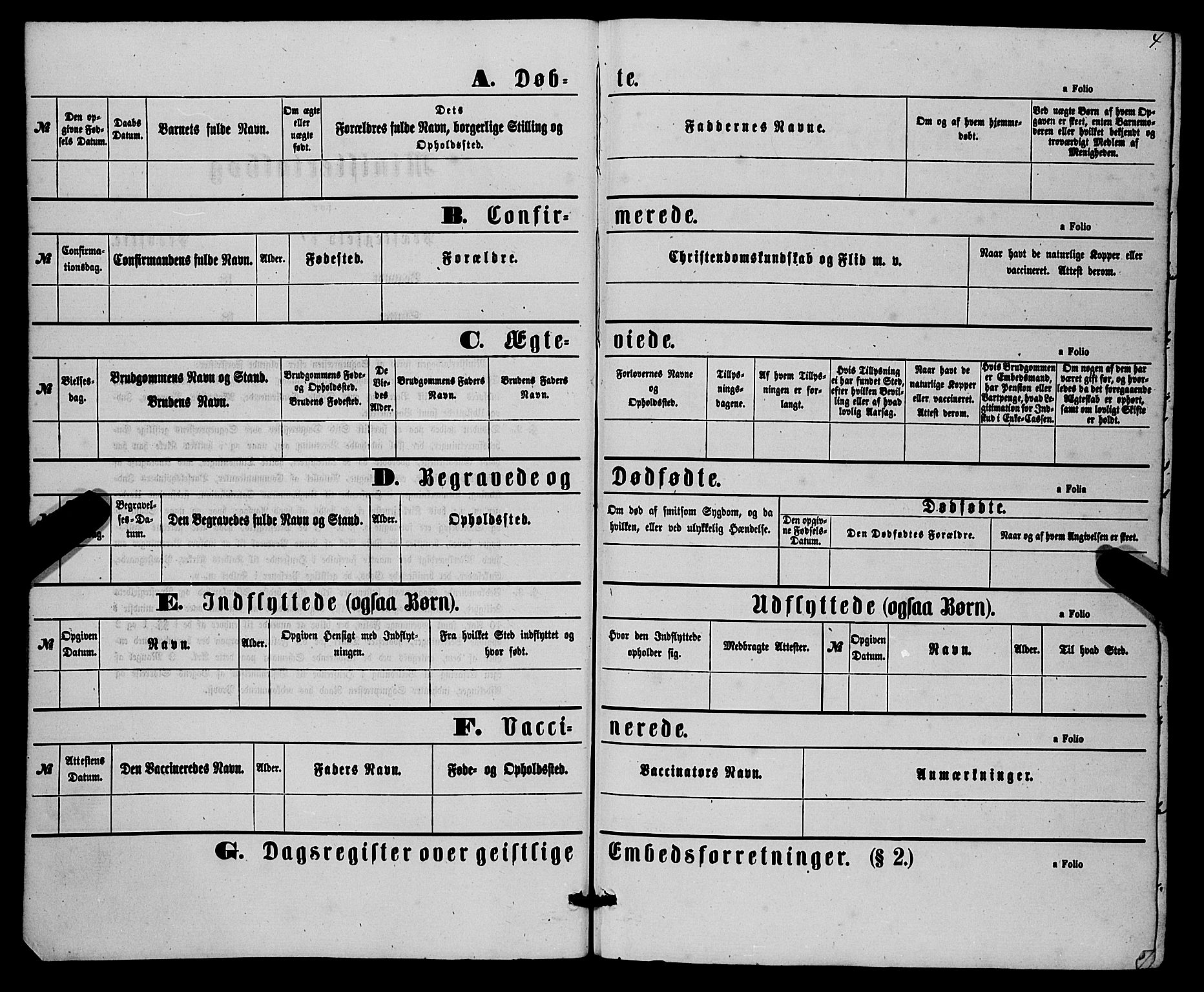 Førde sokneprestembete, AV/SAB-A-79901/H/Haa/Haaa/L0010: Parish register (official) no. A 10, 1861-1876, p. 4