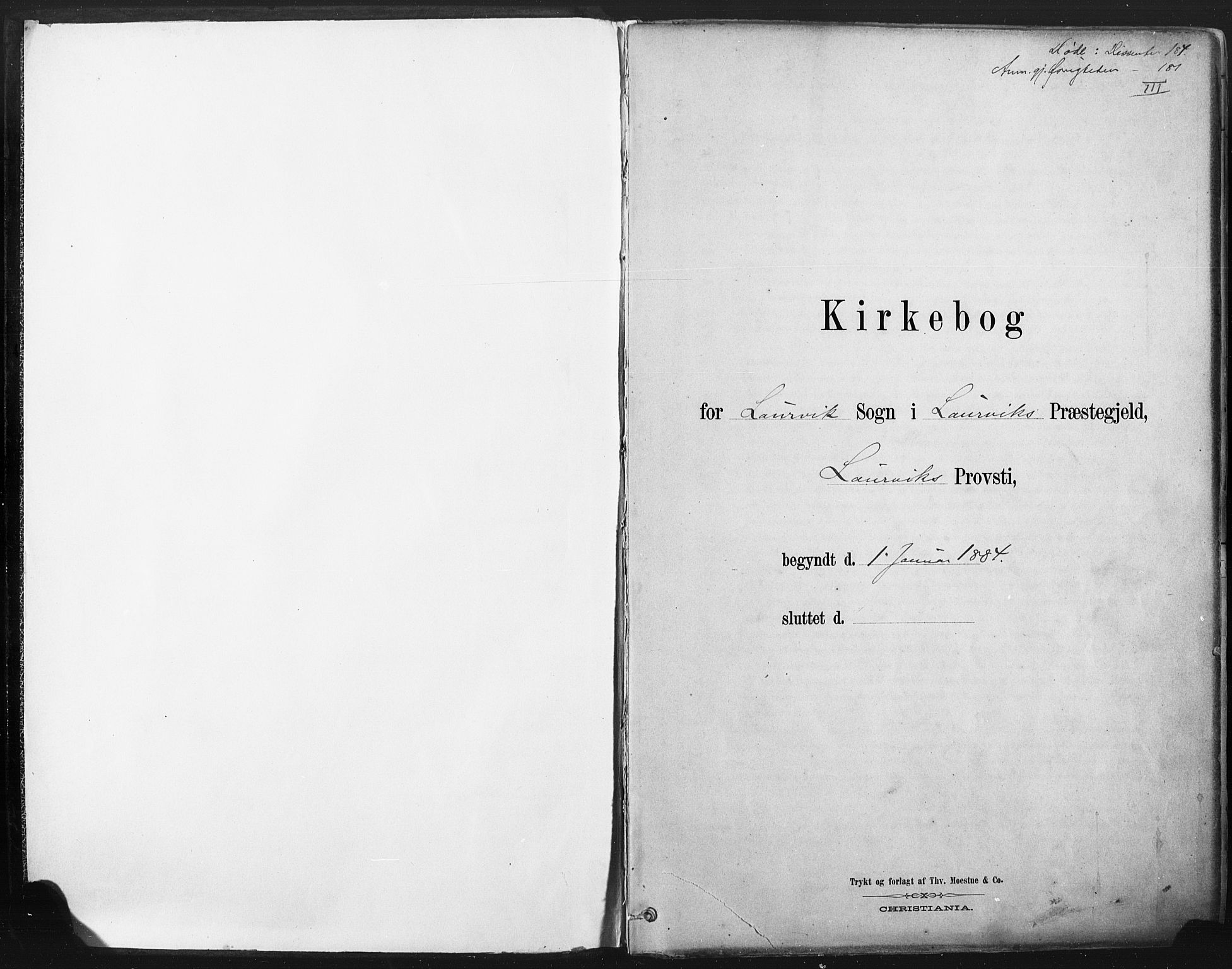 Larvik kirkebøker, SAKO/A-352/F/Fa/L0010: Parish register (official) no. I 10, 1884-1910