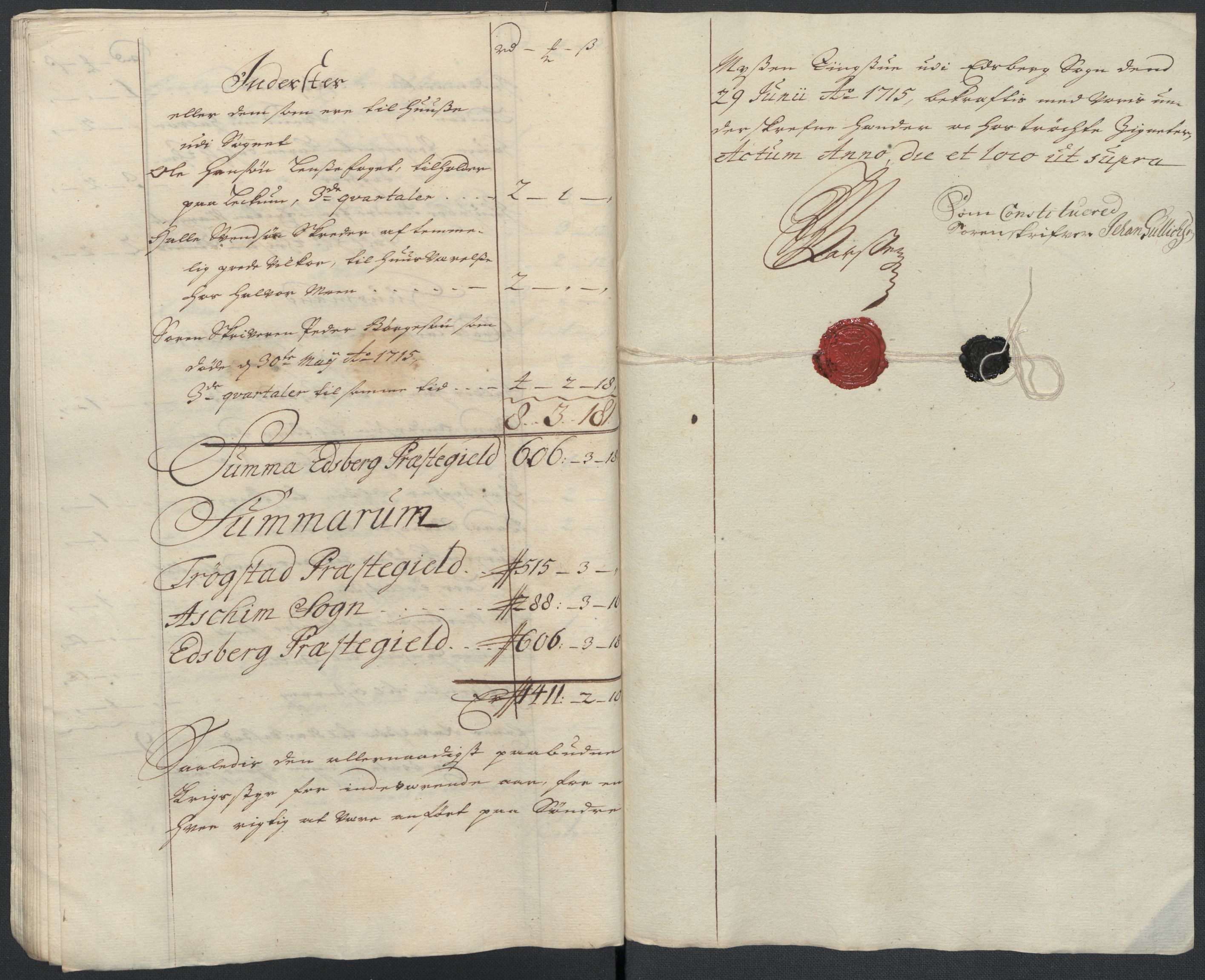 Rentekammeret inntil 1814, Reviderte regnskaper, Fogderegnskap, AV/RA-EA-4092/R07/L0310: Fogderegnskap Rakkestad, Heggen og Frøland, 1715, p. 114