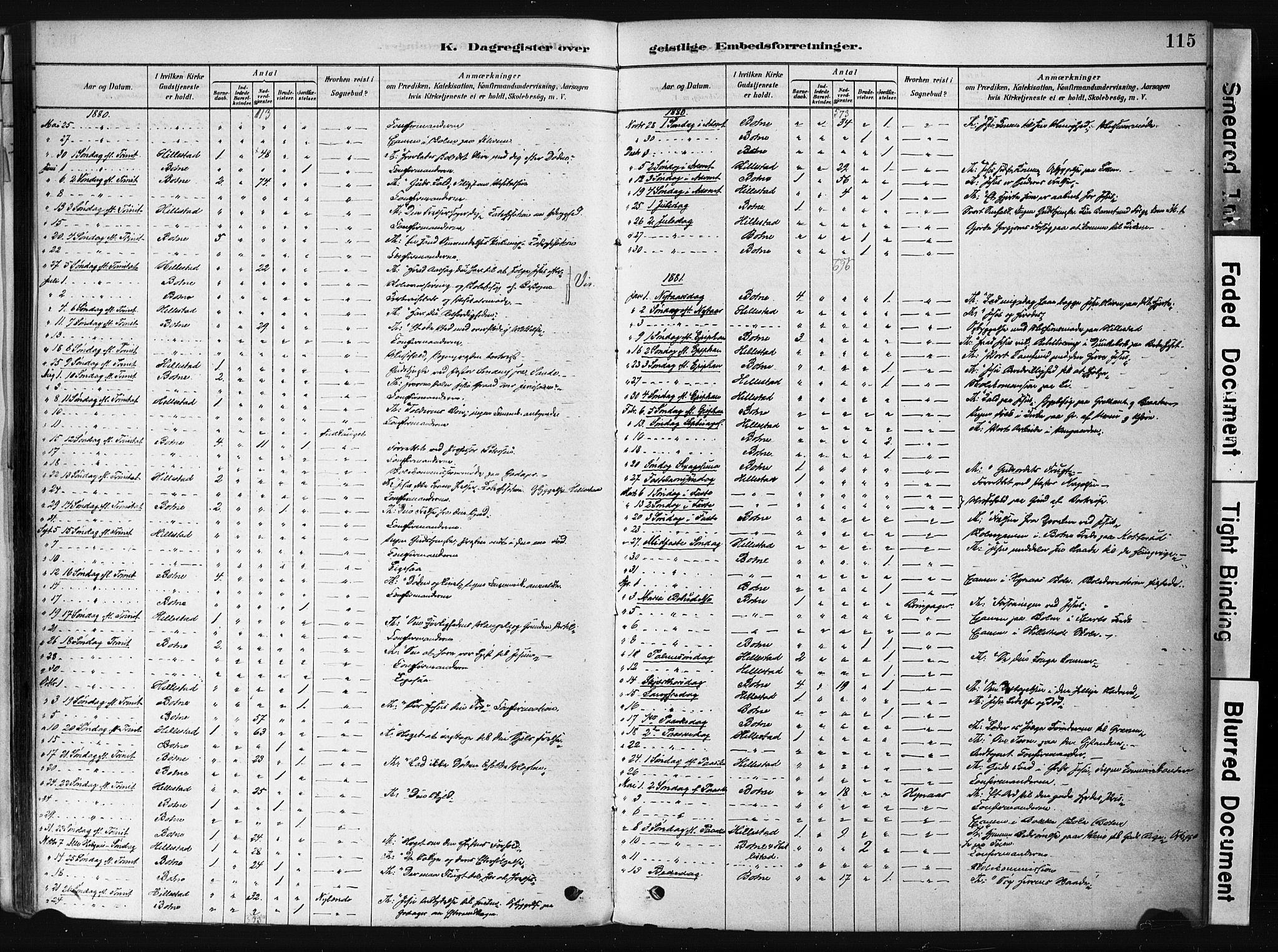 Botne kirkebøker, AV/SAKO-A-340/F/Fb/L0001: Parish register (official) no. II 1, 1878-1902, p. 115