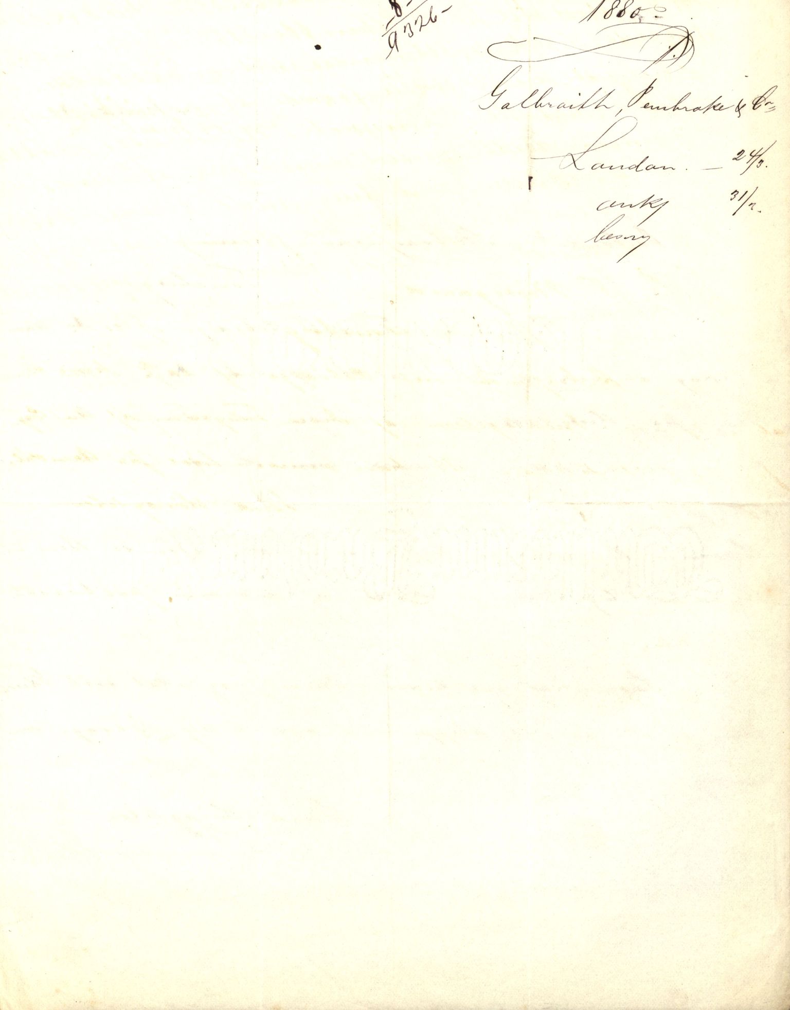 Pa 63 - Østlandske skibsassuranceforening, VEMU/A-1079/G/Ga/L0012/0007: Havaridokumenter / Herøen, 1880