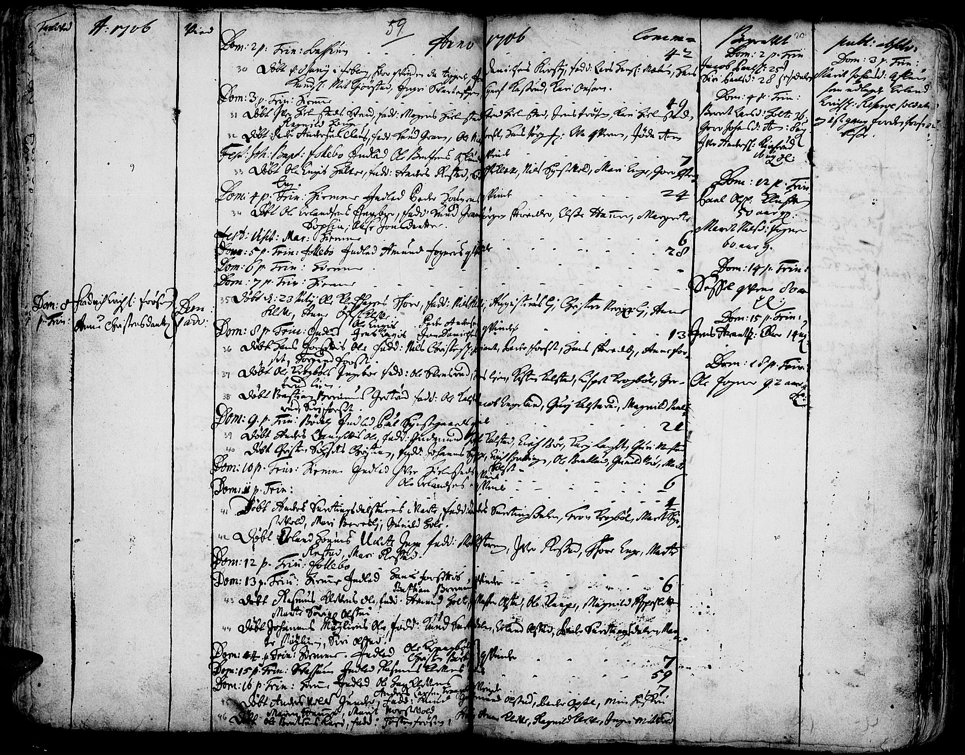 Gausdal prestekontor, SAH/PREST-090/H/Ha/Haa/L0001: Parish register (official) no. 1, 1693-1728, p. 59
