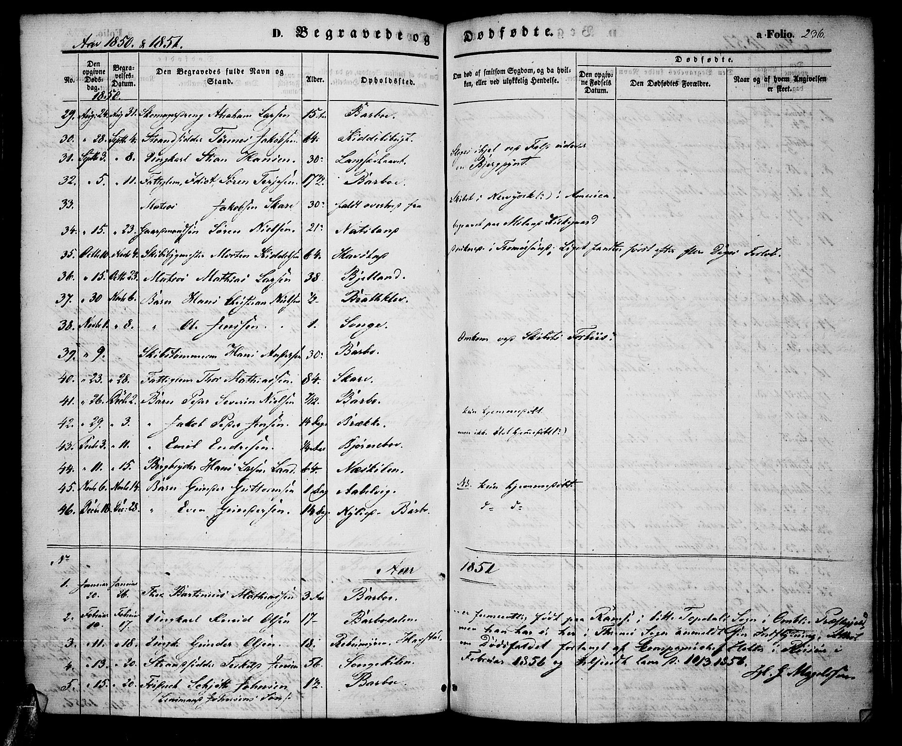 Tromøy sokneprestkontor, AV/SAK-1111-0041/F/Fa/L0005: Parish register (official) no. A 5, 1847-1856, p. 236