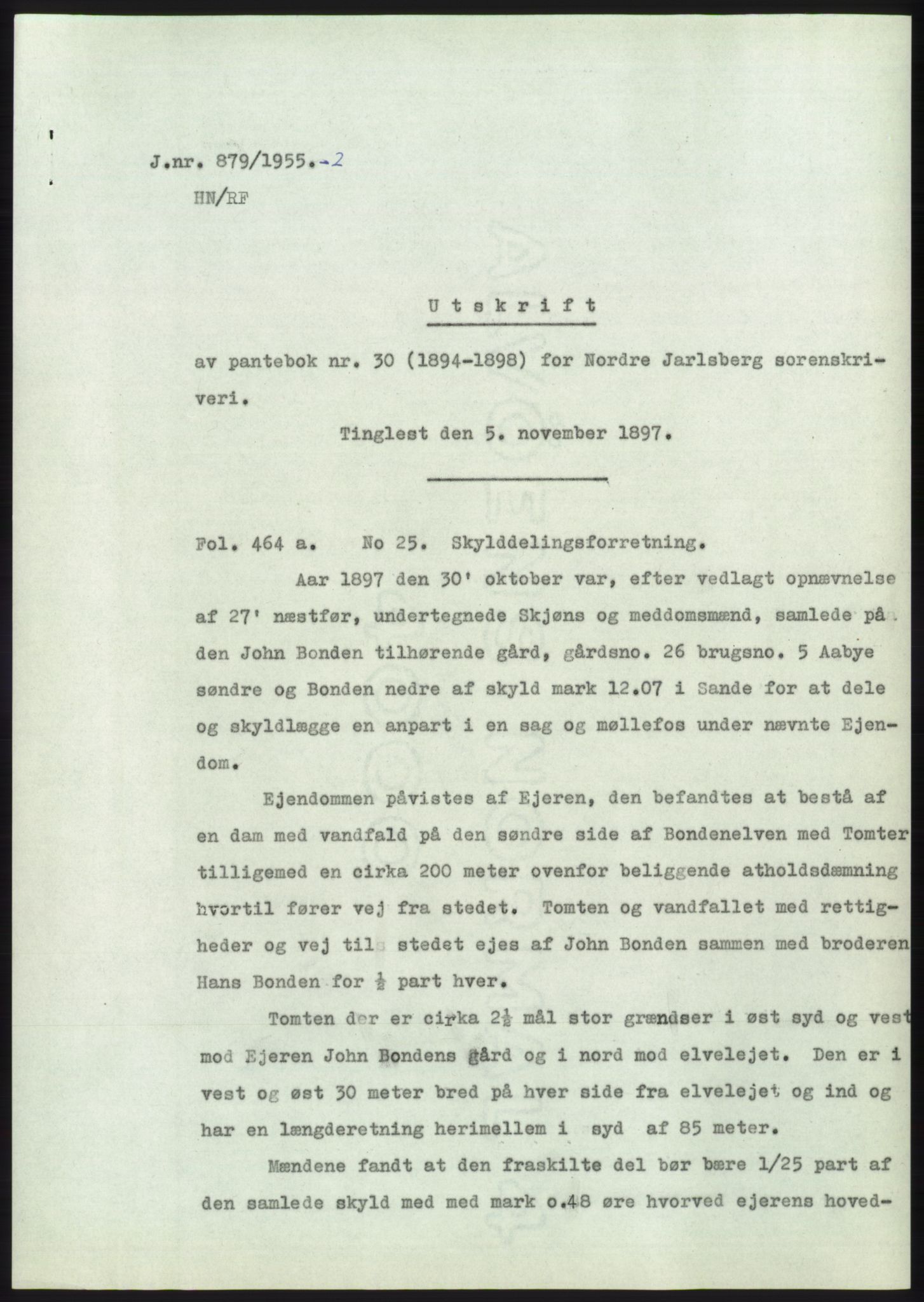 Statsarkivet i Kongsberg, SAKO/A-0001, 1955, p. 73