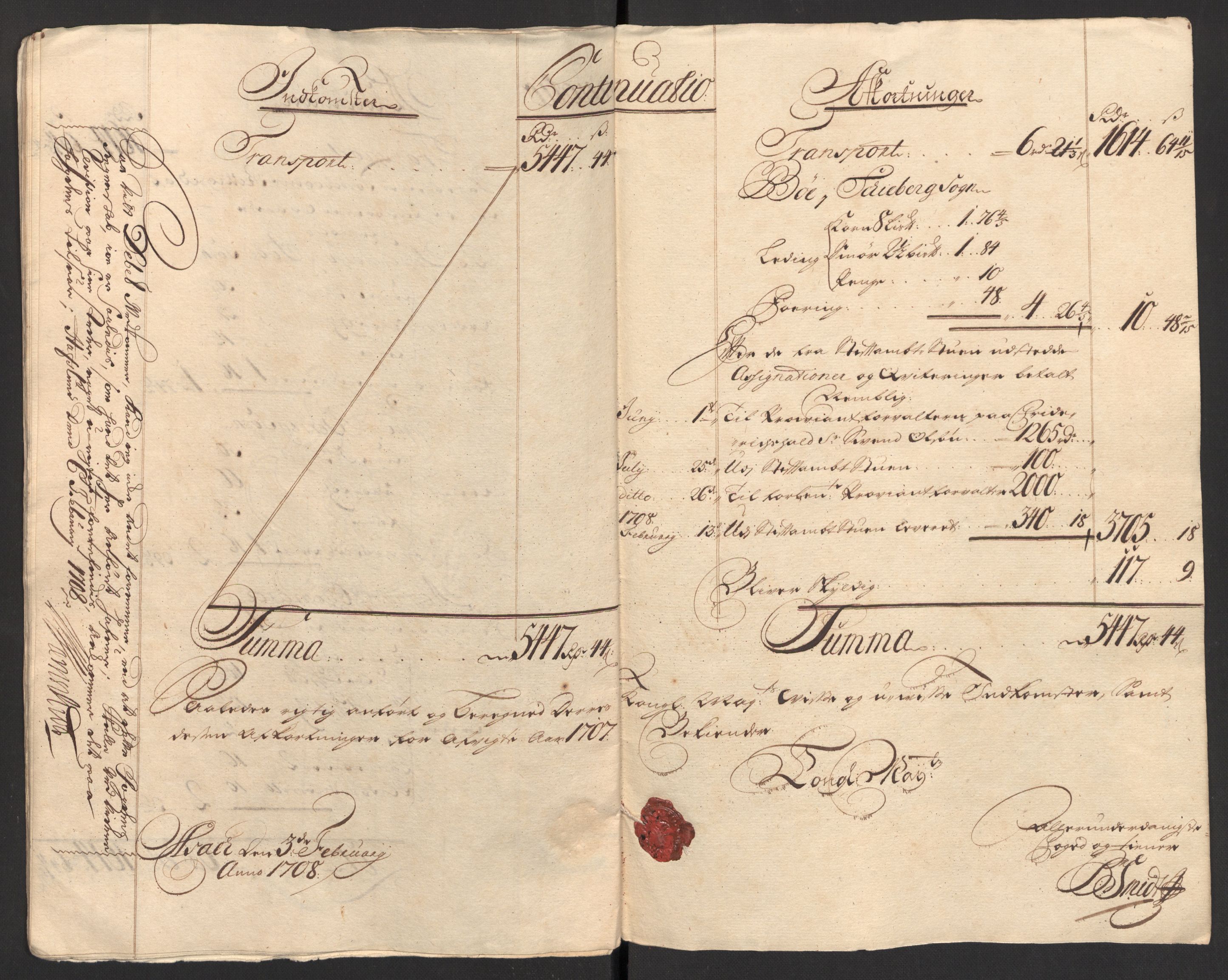 Rentekammeret inntil 1814, Reviderte regnskaper, Fogderegnskap, AV/RA-EA-4092/R01/L0018: Fogderegnskap Idd og Marker, 1707-1709, p. 17